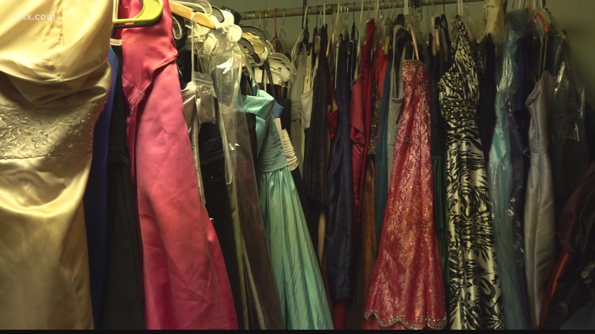 Donations of dresses, shoes and accessories help make it affordable for many high school Kershaw county girls to go to prom.