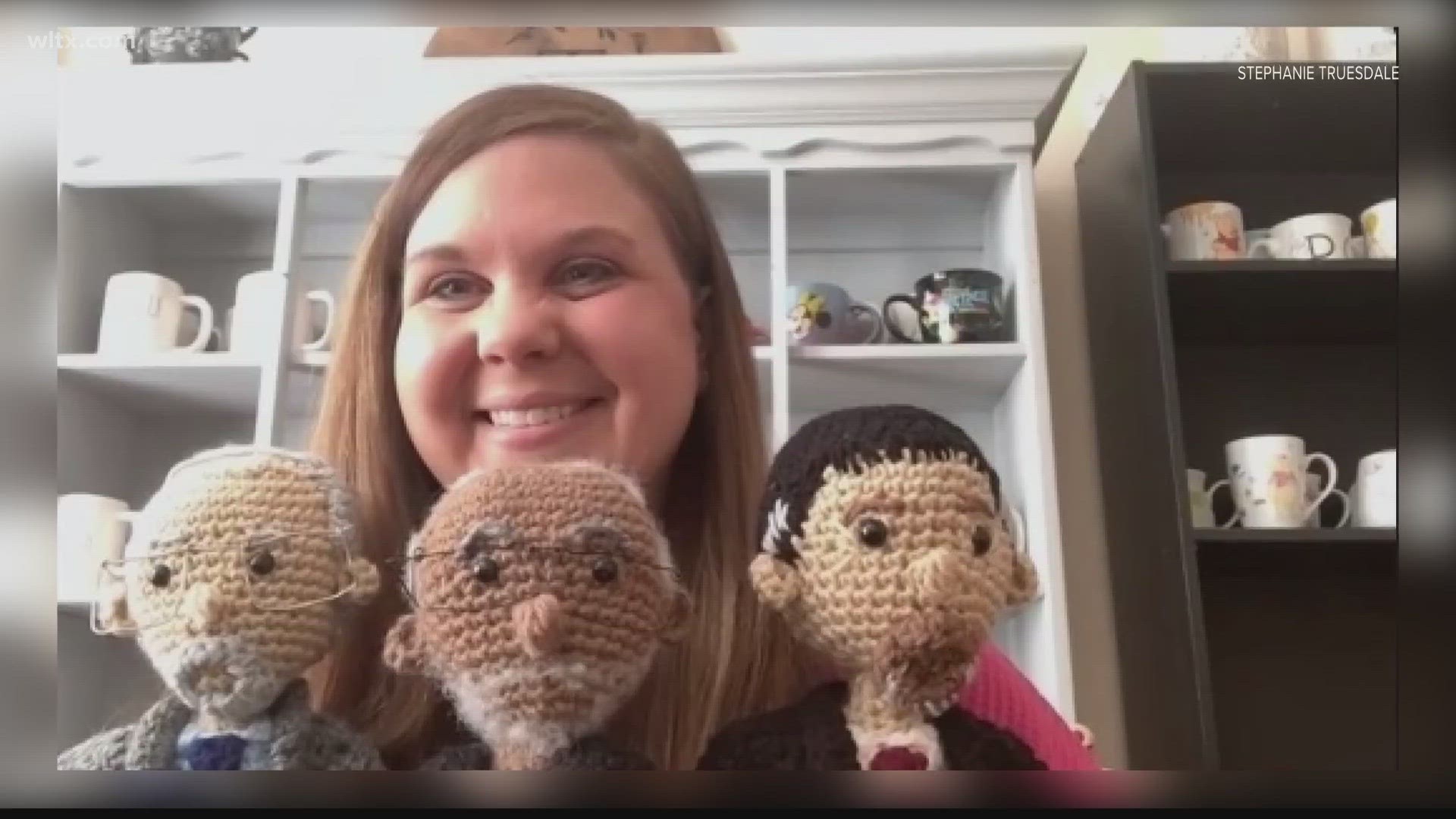 A woman has used needled and yarn to create versions of some of the key figures in the Alex Murdaugh murder trial.