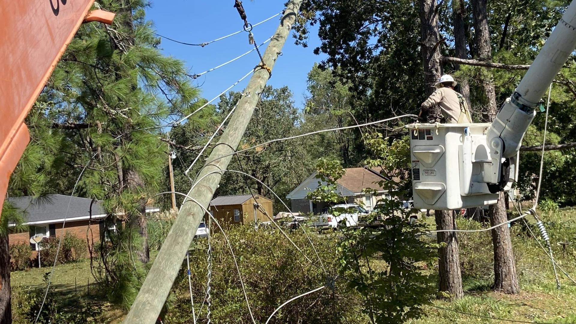 Columbia Mayor Daniel Rickenmann and Dominion Energy officials are giving an update on the state's response to power outages and other Helene issues.