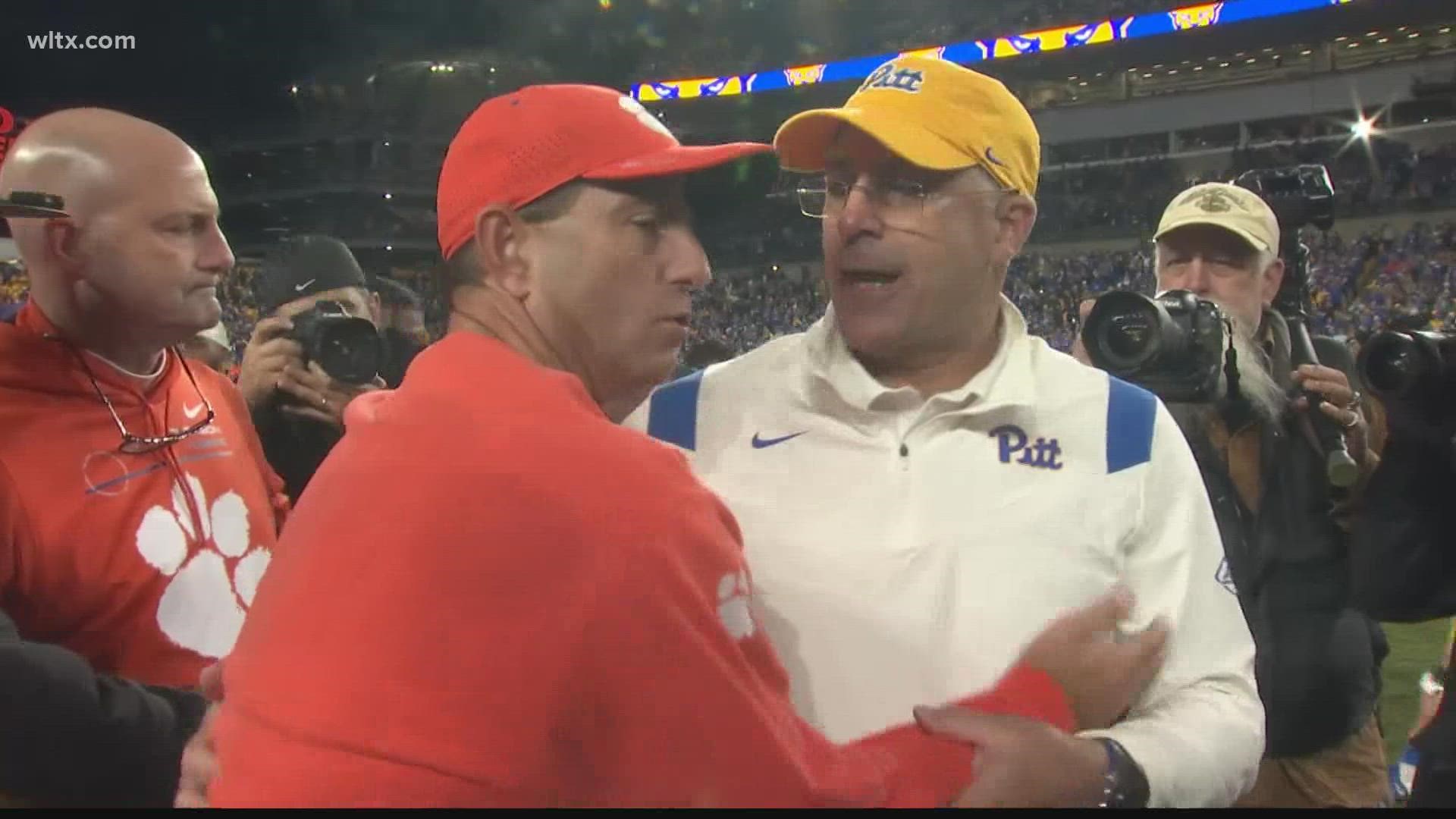 Asked to follow up on his Wednesday message during a radio interview at the Pendleton Bojangles, Dabo adds to it by telling the critics "get it in while you can".