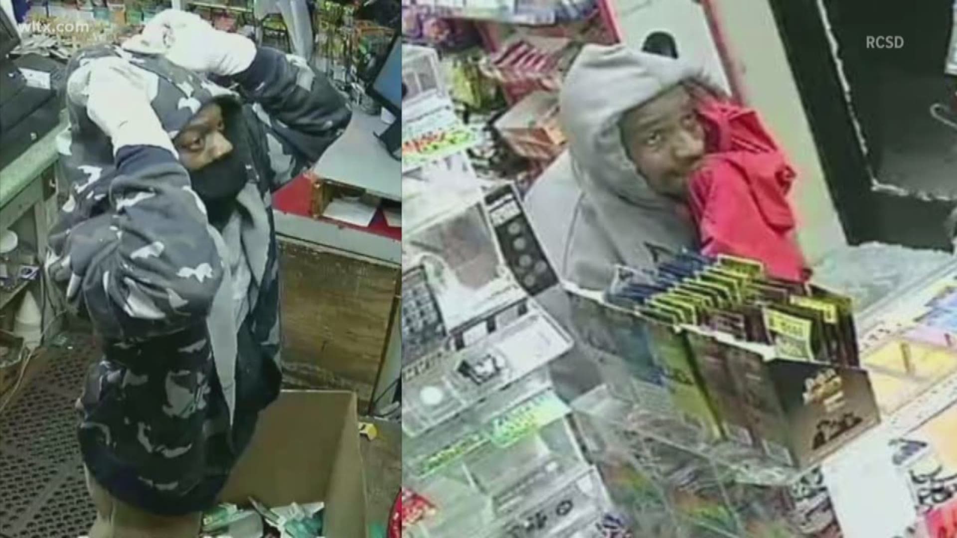 Richland County deputies are looking for three suspects after a series of burglaries.