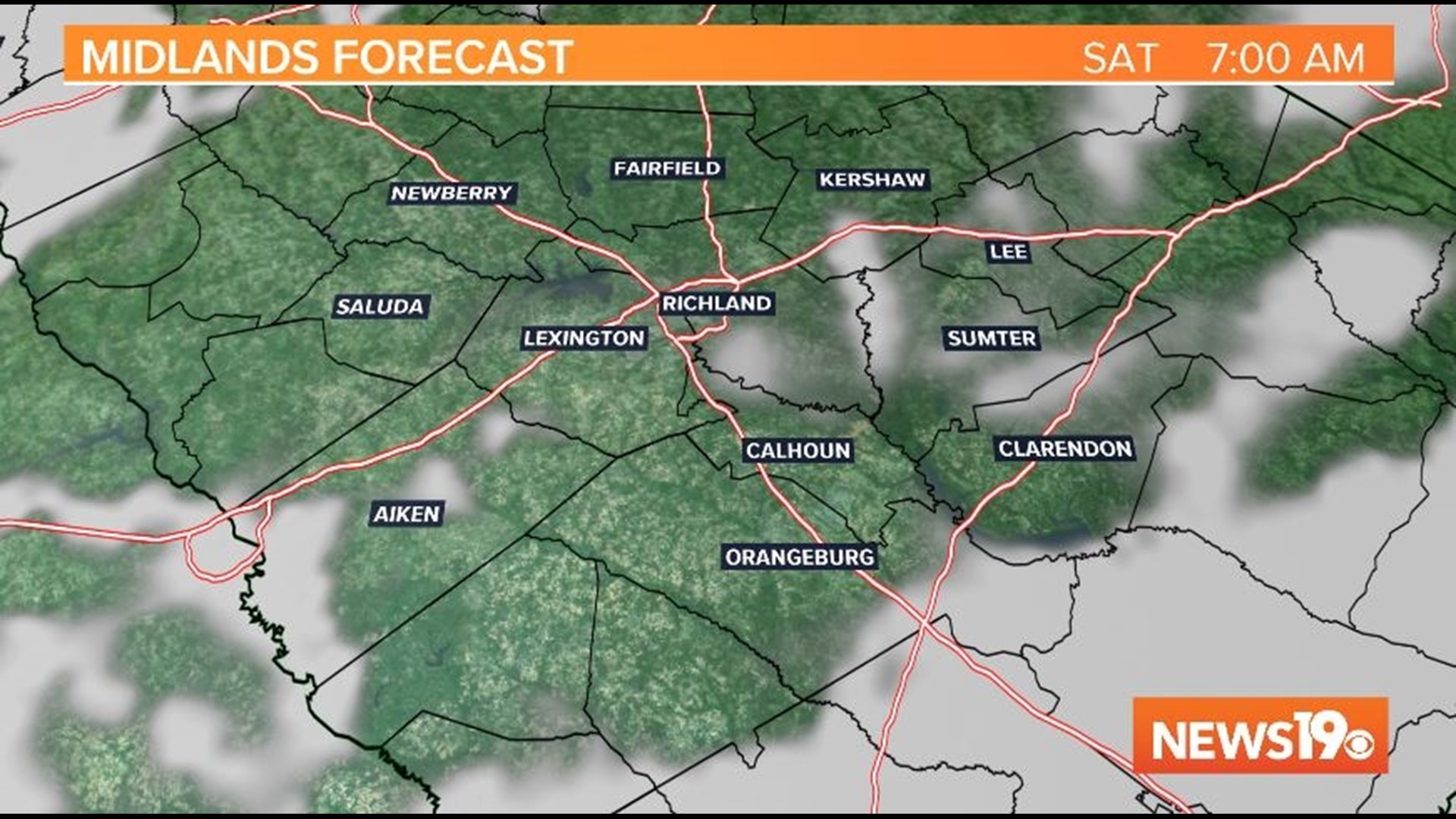 Timeline of snow and ice in South Carolina for Friday | wltx.com