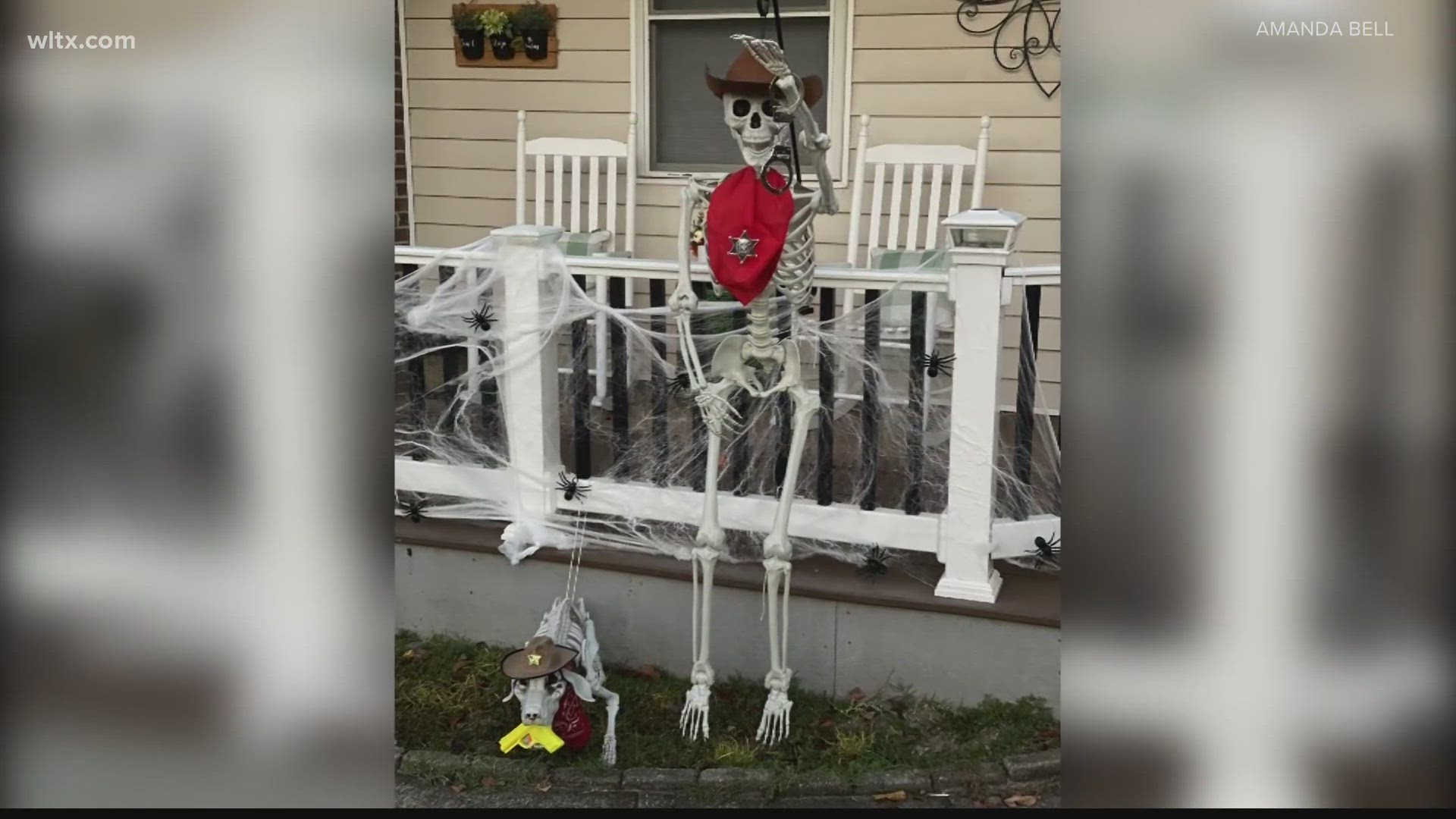 Twin Lakes resident Amanda Bell is hoping to spread the spooky spirit to others in the neighborhood.