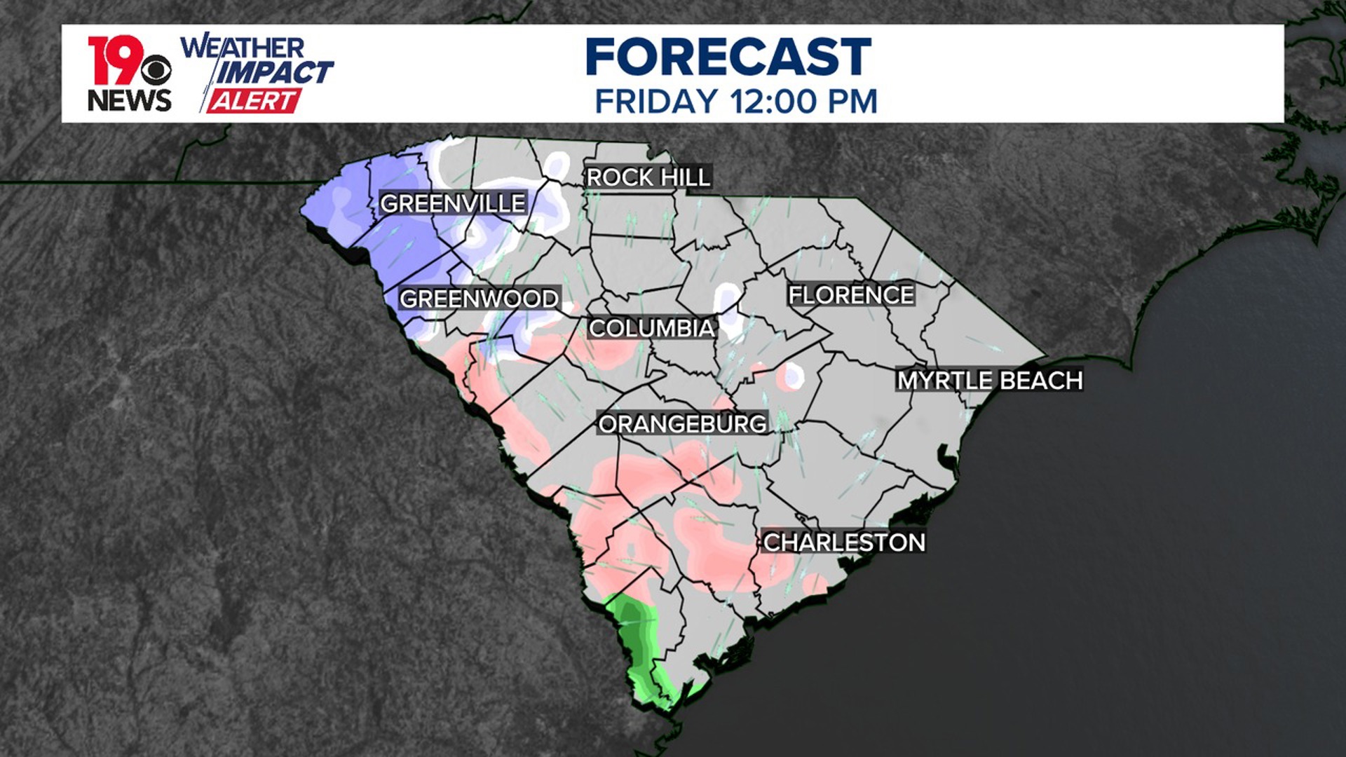 Wintry mix possible for South Carolina Friday and early Saturday | wltx.com