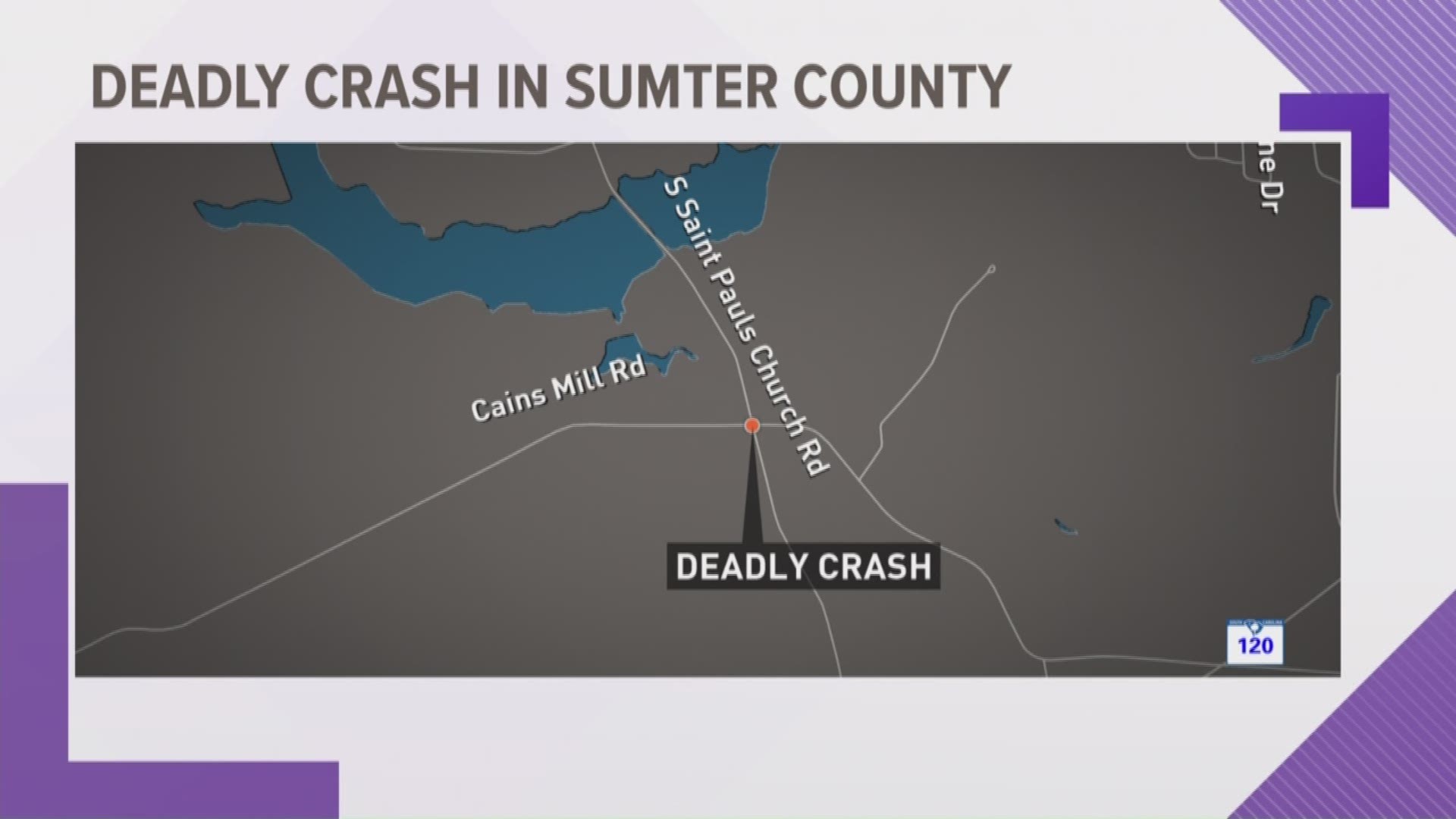 One person is dead after an accident in Sumter County Sunday morning.