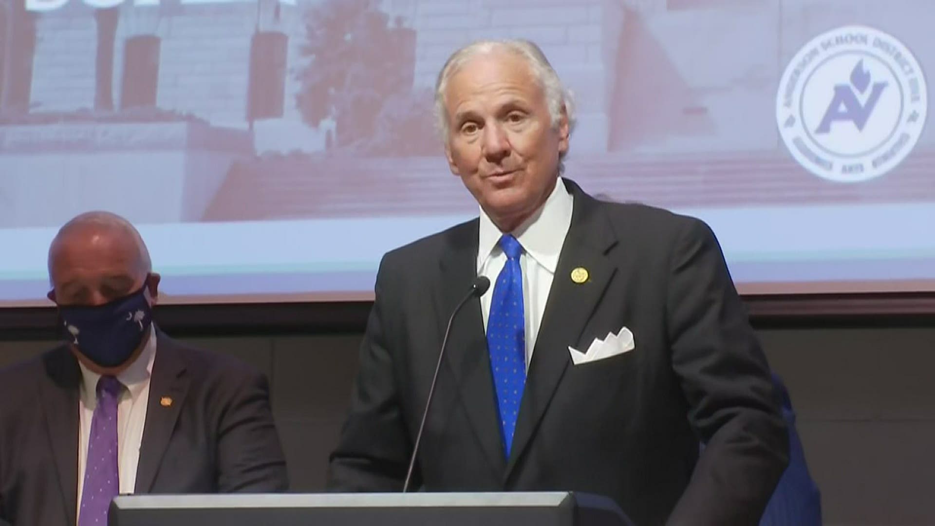 South Carolina Gov. Henry McMaster announced millions of dollars will be given to buy masks, face shields, glove, and other protective equipment.