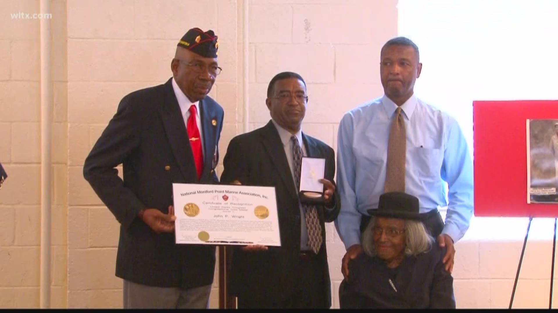 A World War II veteran received a Gold Medal of Honor on Saturday.