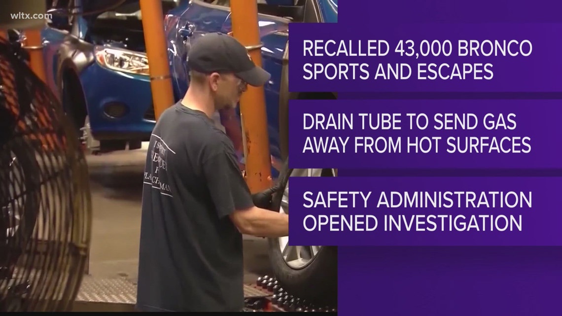 Concerns over Ford repairing 1,000 of SUVs for recall | wltx.com