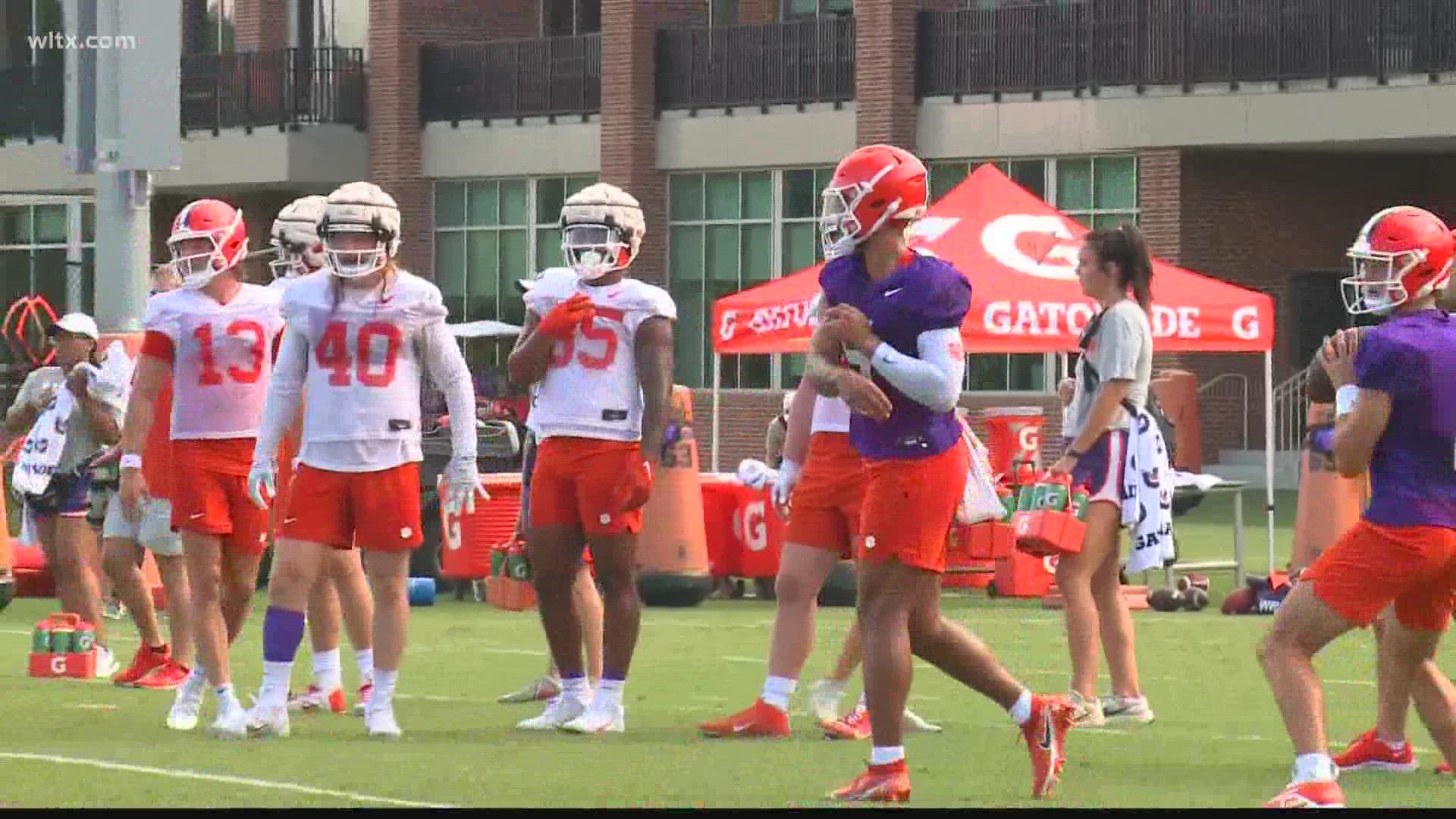 Clemson quarterback D.J. Uiagalelei and offensive coordinator Brandon Streeter talk about DJ's development heading into his junior season.