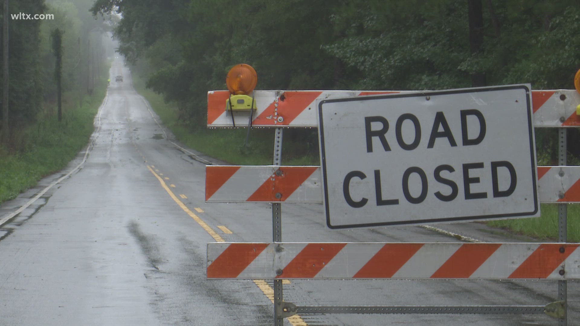 Airbase road in Lower Richland was a victim of the water from Tropical Storm Debby, but residents also say this road is always a problem when it rains.