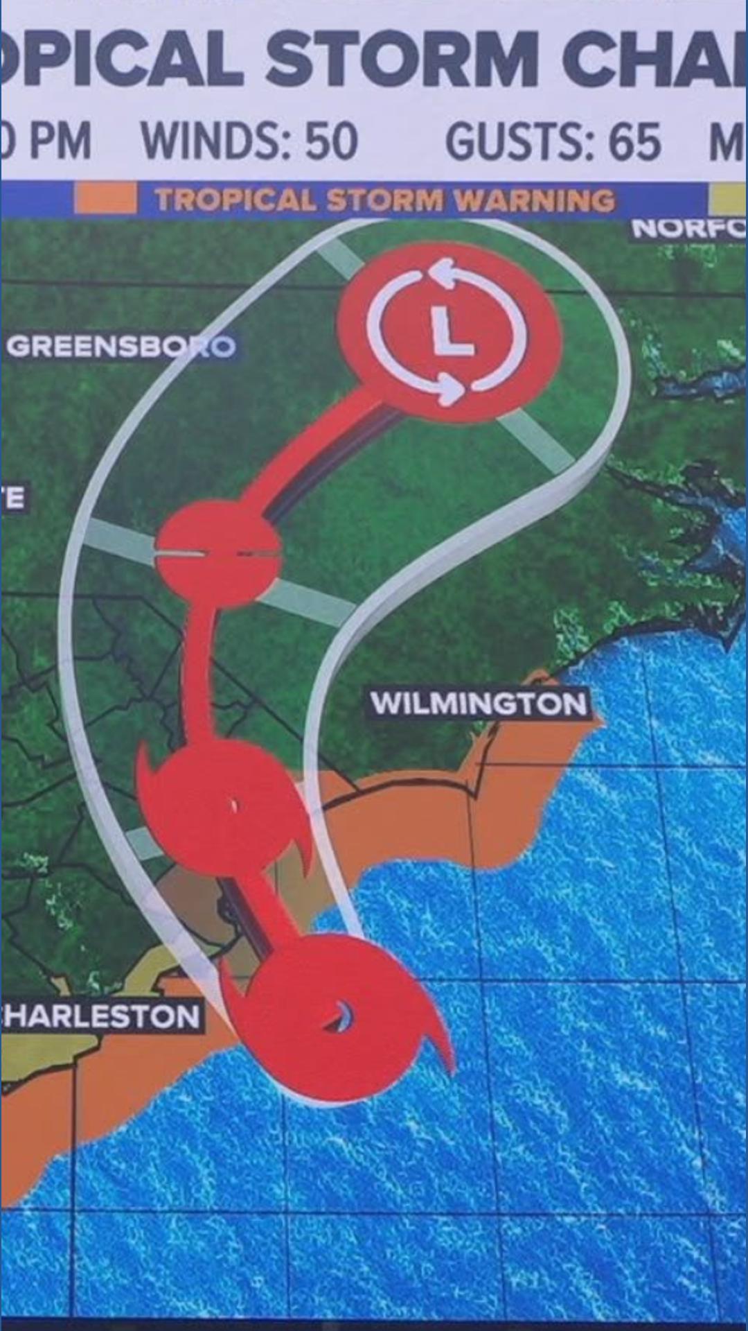 Tropical Storm Chantal set to make landfall in South Carolina soon ...