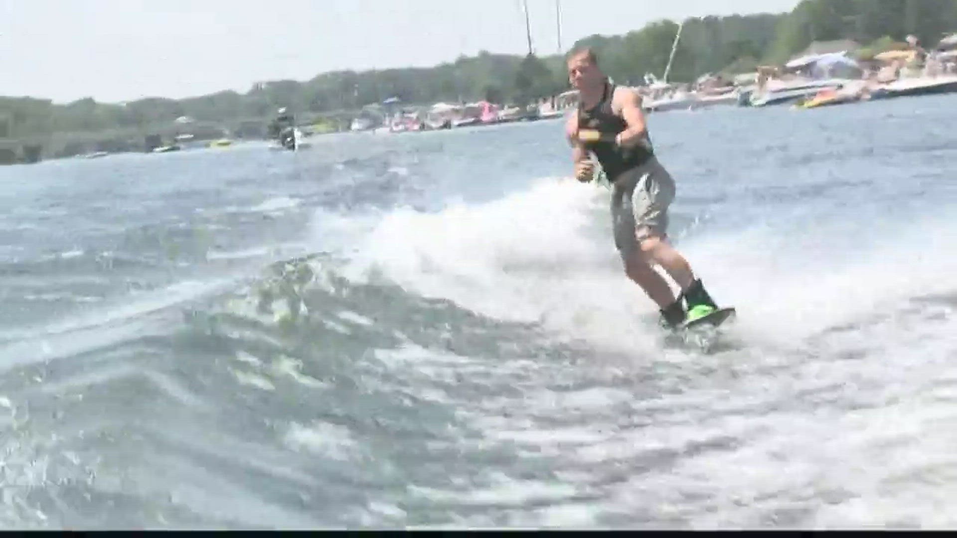 People from across the state were on Lake Murray to see some of the biggest names in wakeboarding.  News19's Paul Harris reports.