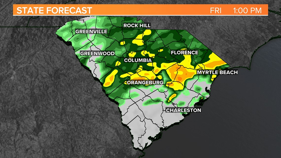 Mostly Cloudy, Cooler South Carolina Thanksgiving Weather | wltx.com