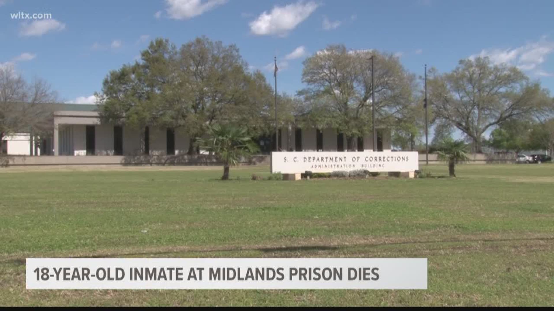 Coroner Gary Watts said a teenage inmate at Kirkland Correctional Institution has died.