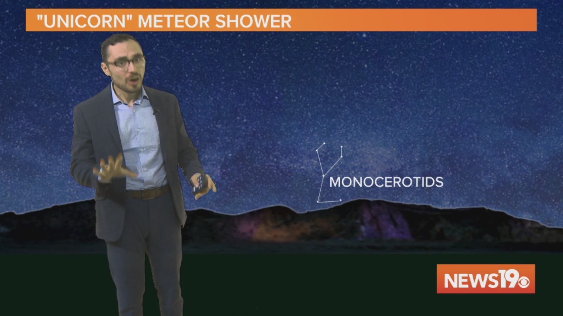 Unicorn meteor shower in South Carolina