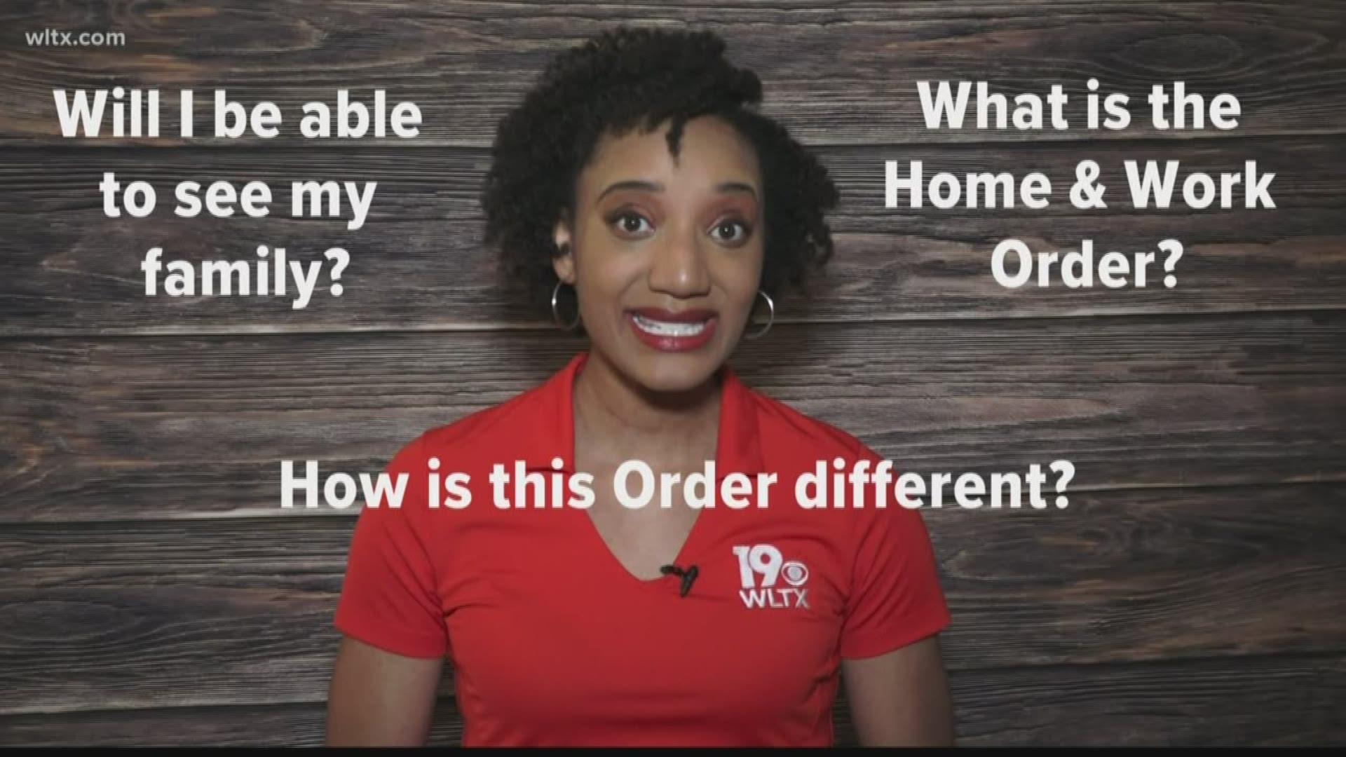 News 19 answers your questions about the 'Stay at Home or Work' order for South Carolina.