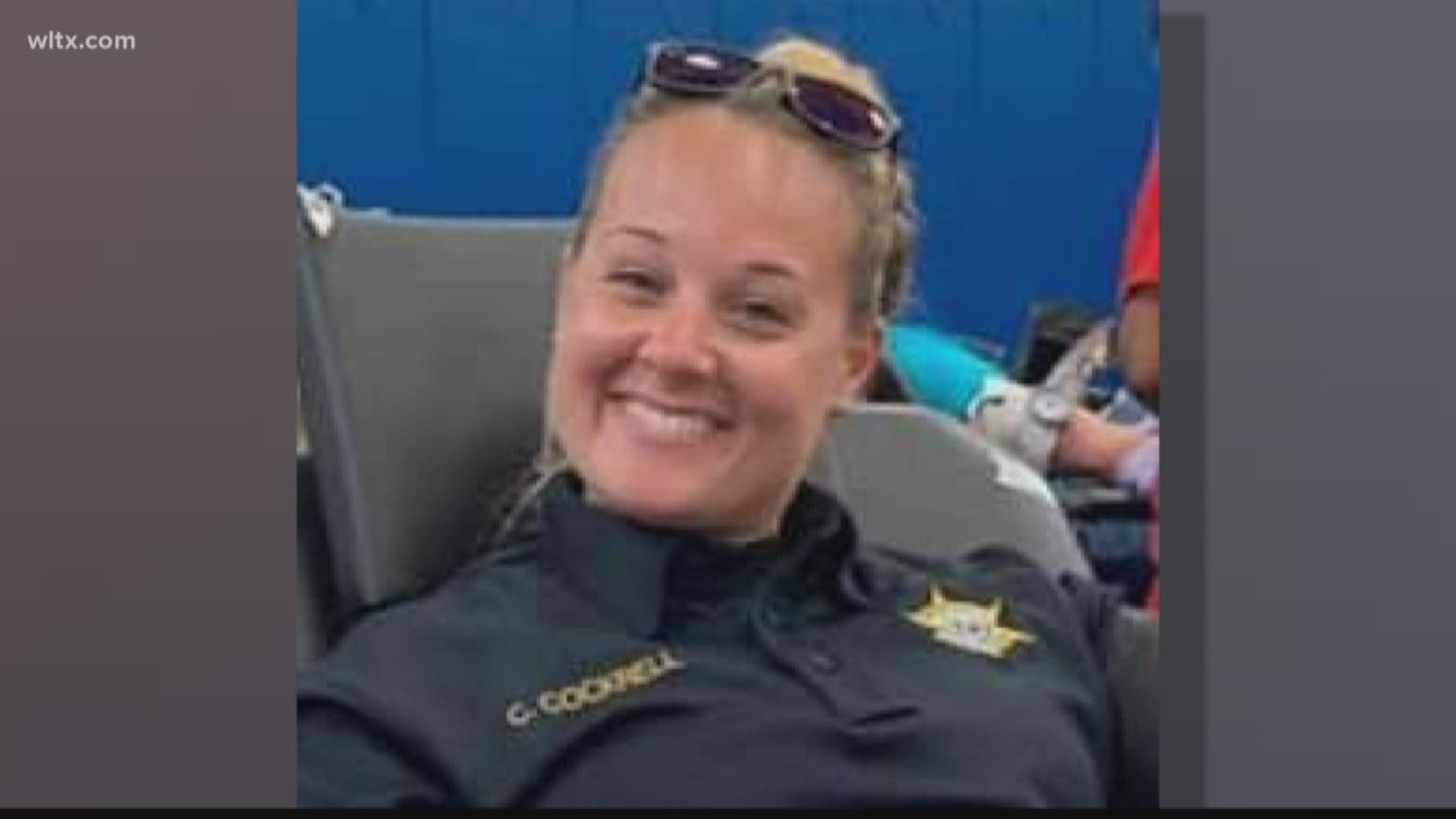 A Kershaw County deputy was hit by a driver while directing traffic outside of a school Thursday morning. She has since been released from the hospital.
