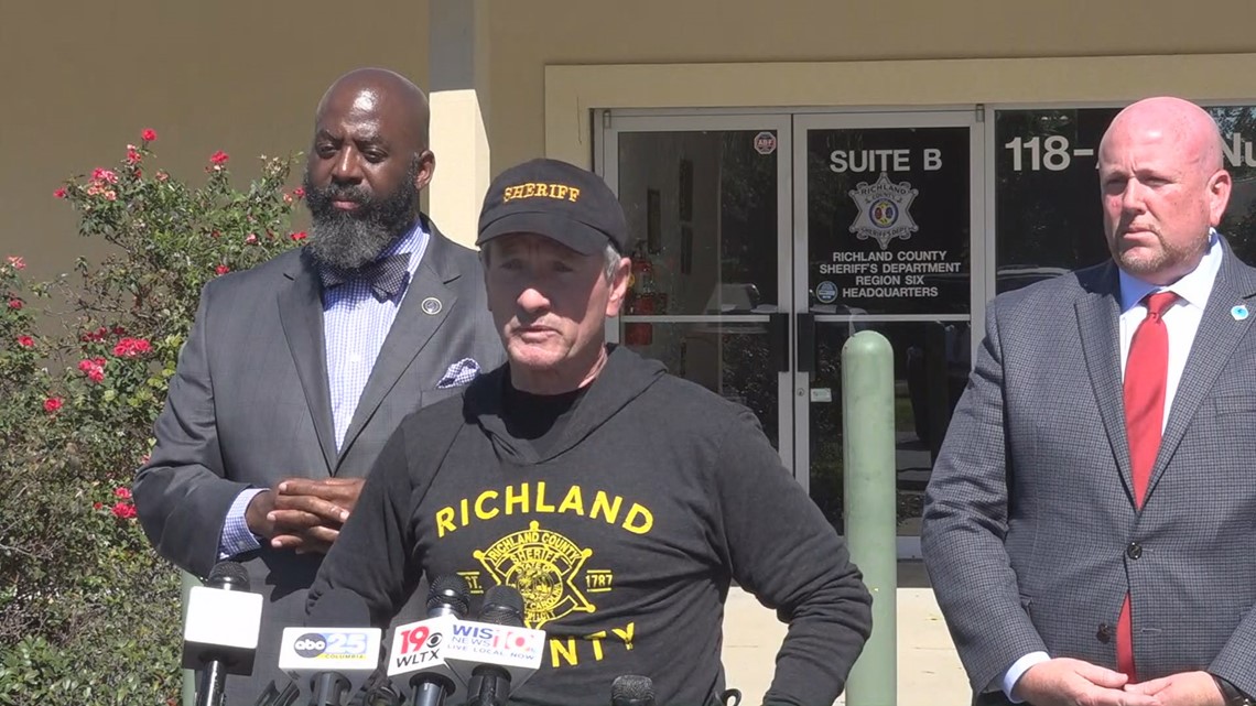 Blythewood High School heavy police presence