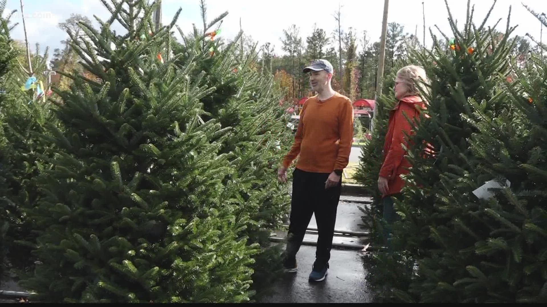 Live tree shoppers are noticing inflation impacting yet another item.