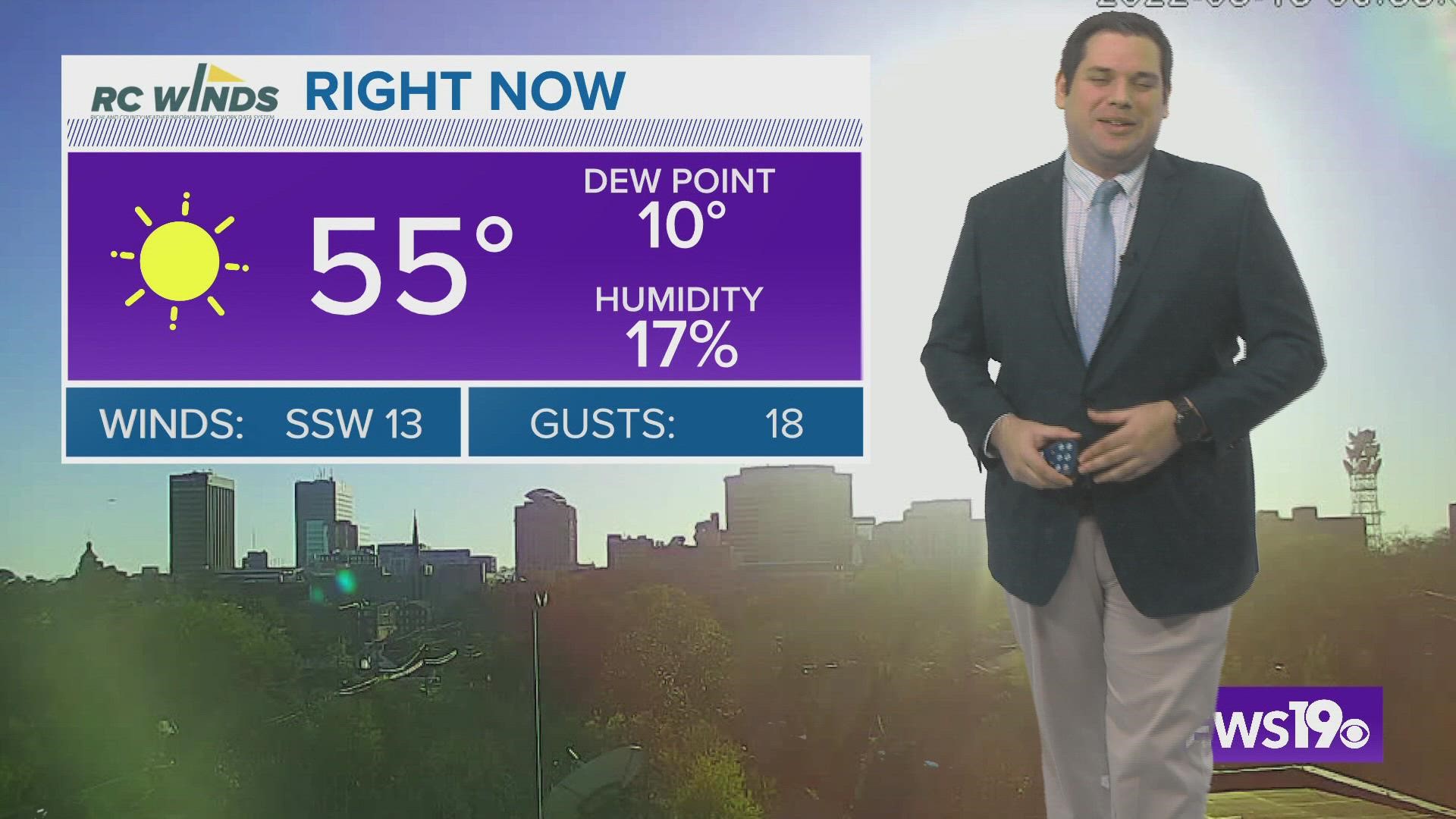 Sunny and warmer start to the week across the Midlands | wltx.com
