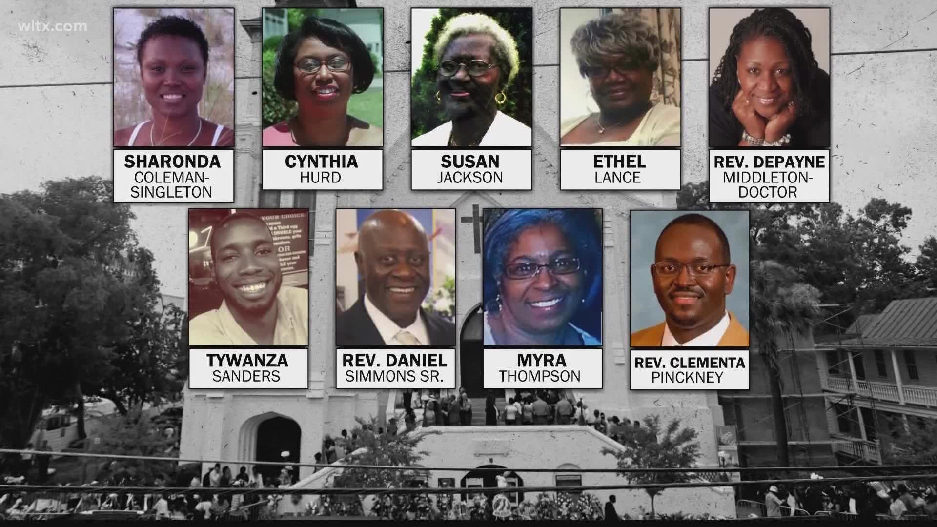 Mother Emanuel African Methodist Episcopal Church in Charleston held a memorial Bible study Friday to honor those killed at the church in 2015.