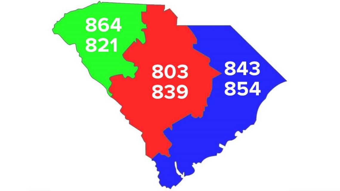 New 821 area code goes into effect July 19, 2024, in Upstate SC | wltx.com