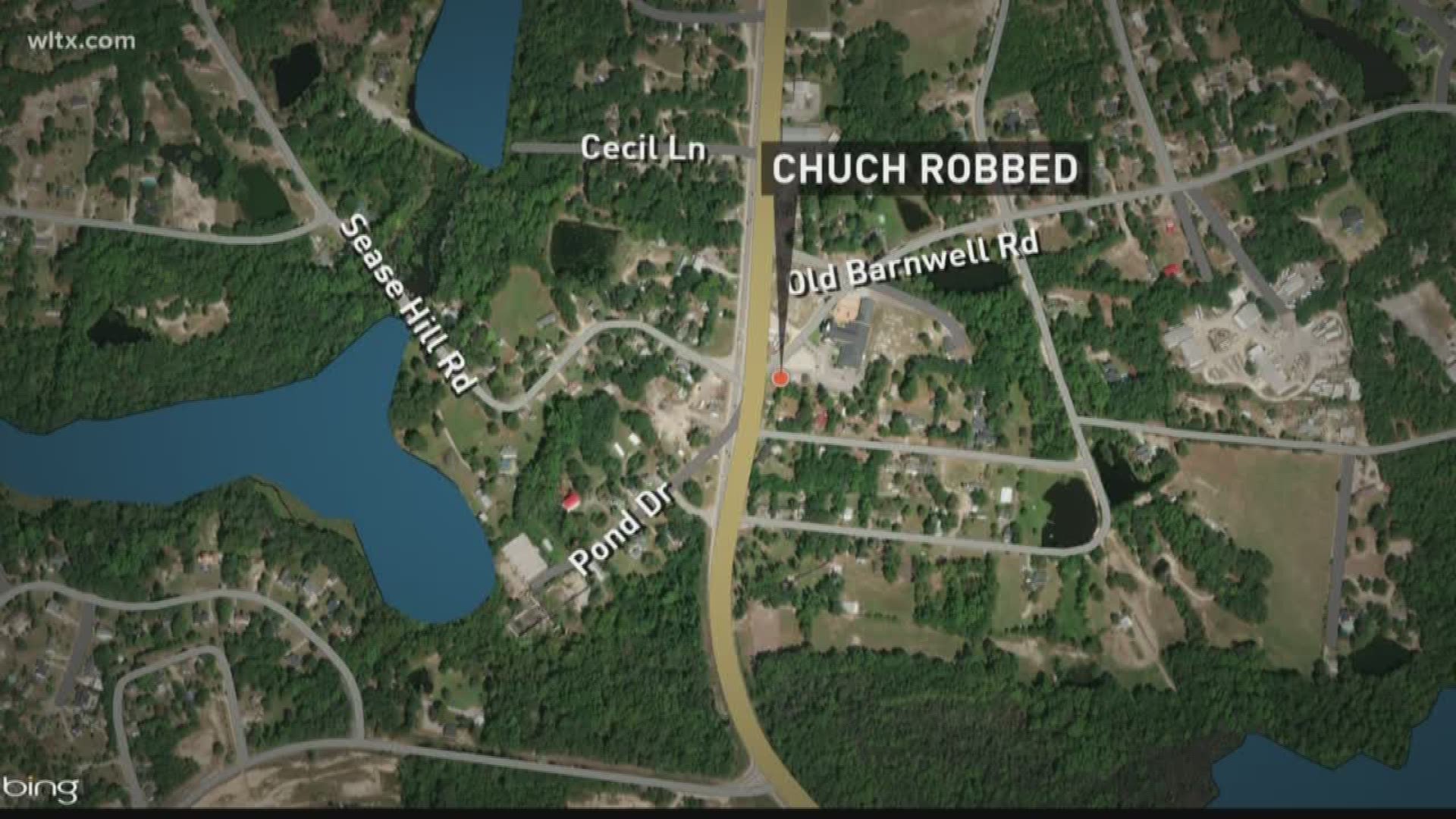 A suspect has been arrested after deputies say he robbed a church Monday morning