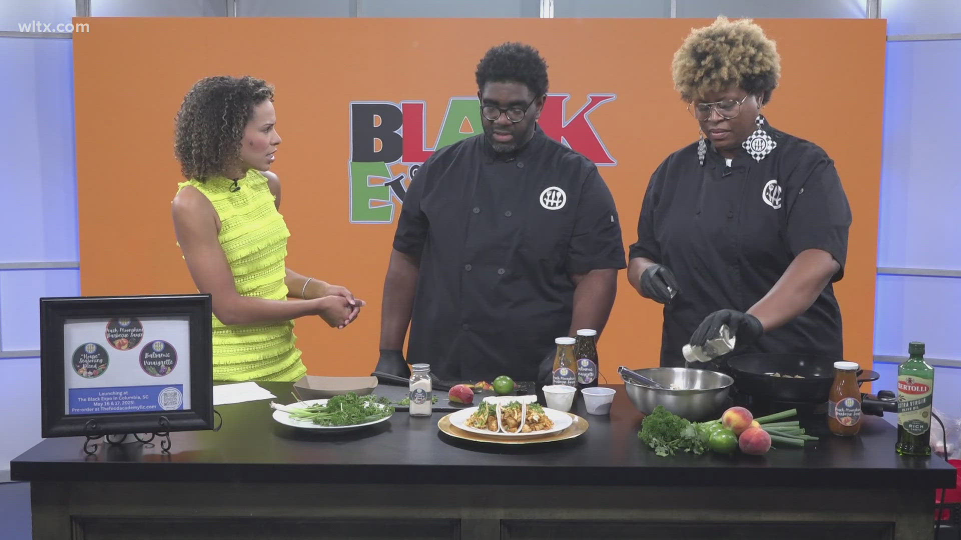 The Black Expo is May 17th at the State Fairgrounds.   Jessica and Isaiah Carswell do a little cooking. 