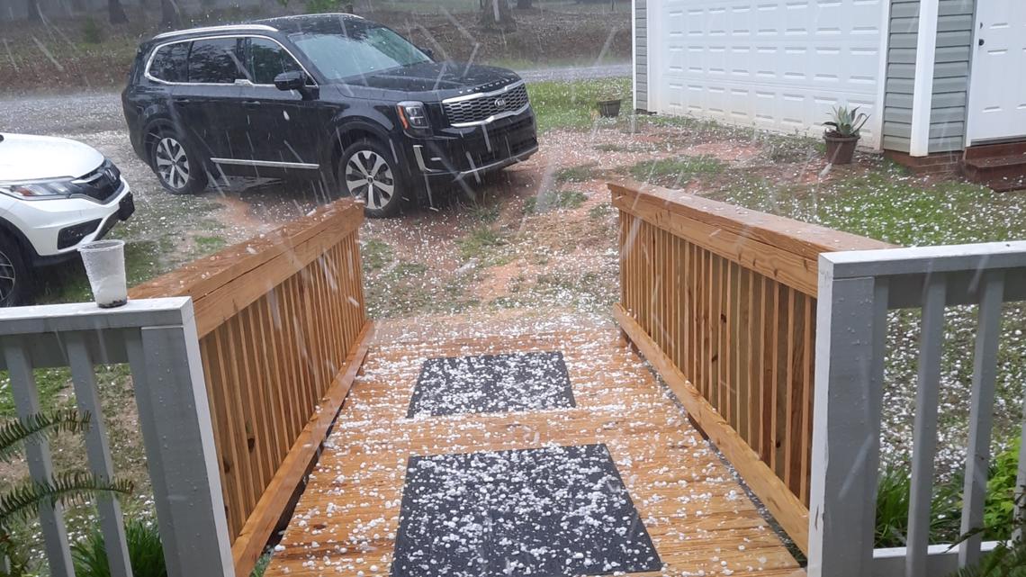 Severe hail Sunday causes damage in the Midlands - Vimarsana News