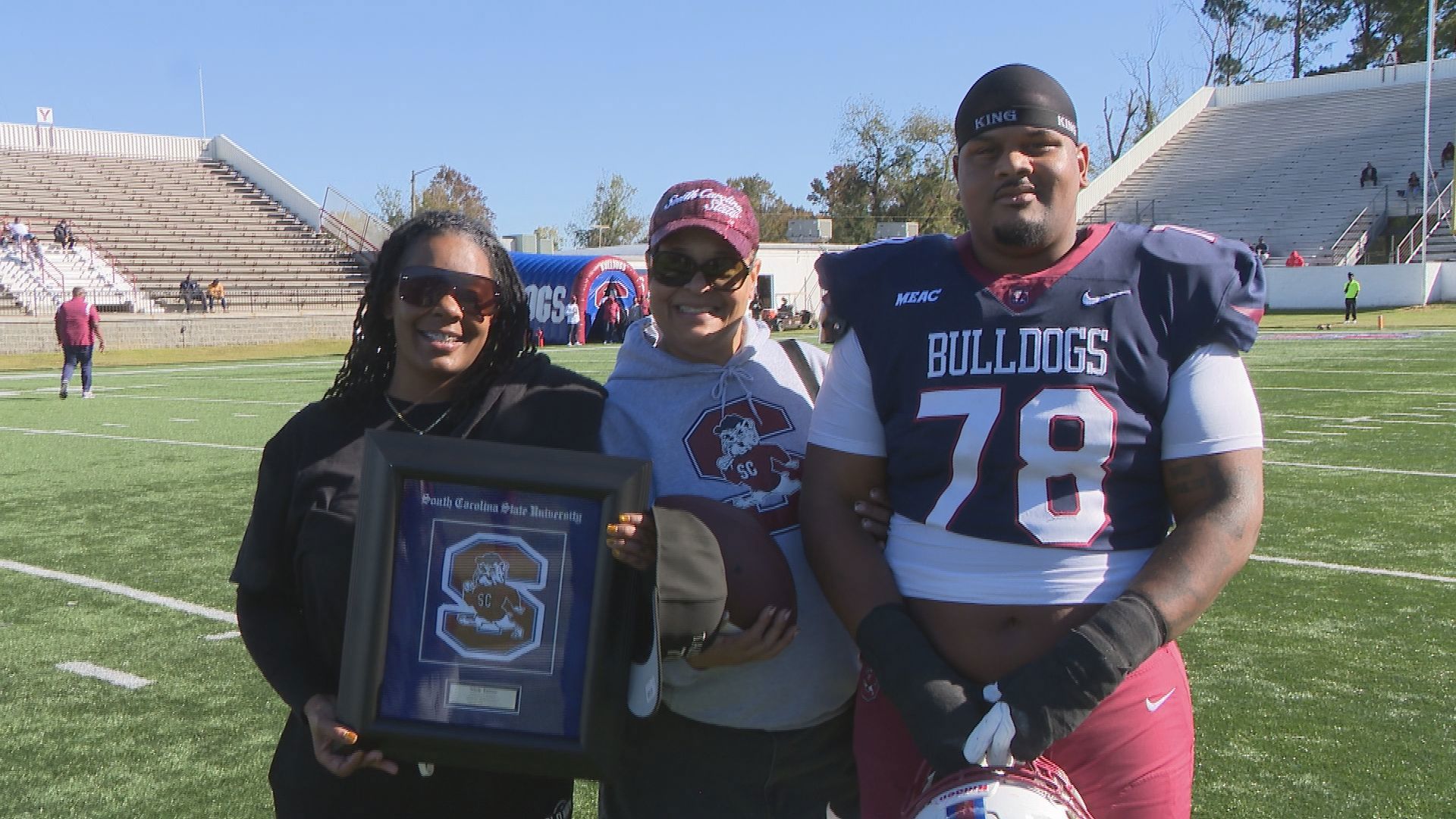 A look at the local players on the S.C. State roster who were on the field for Senior Day