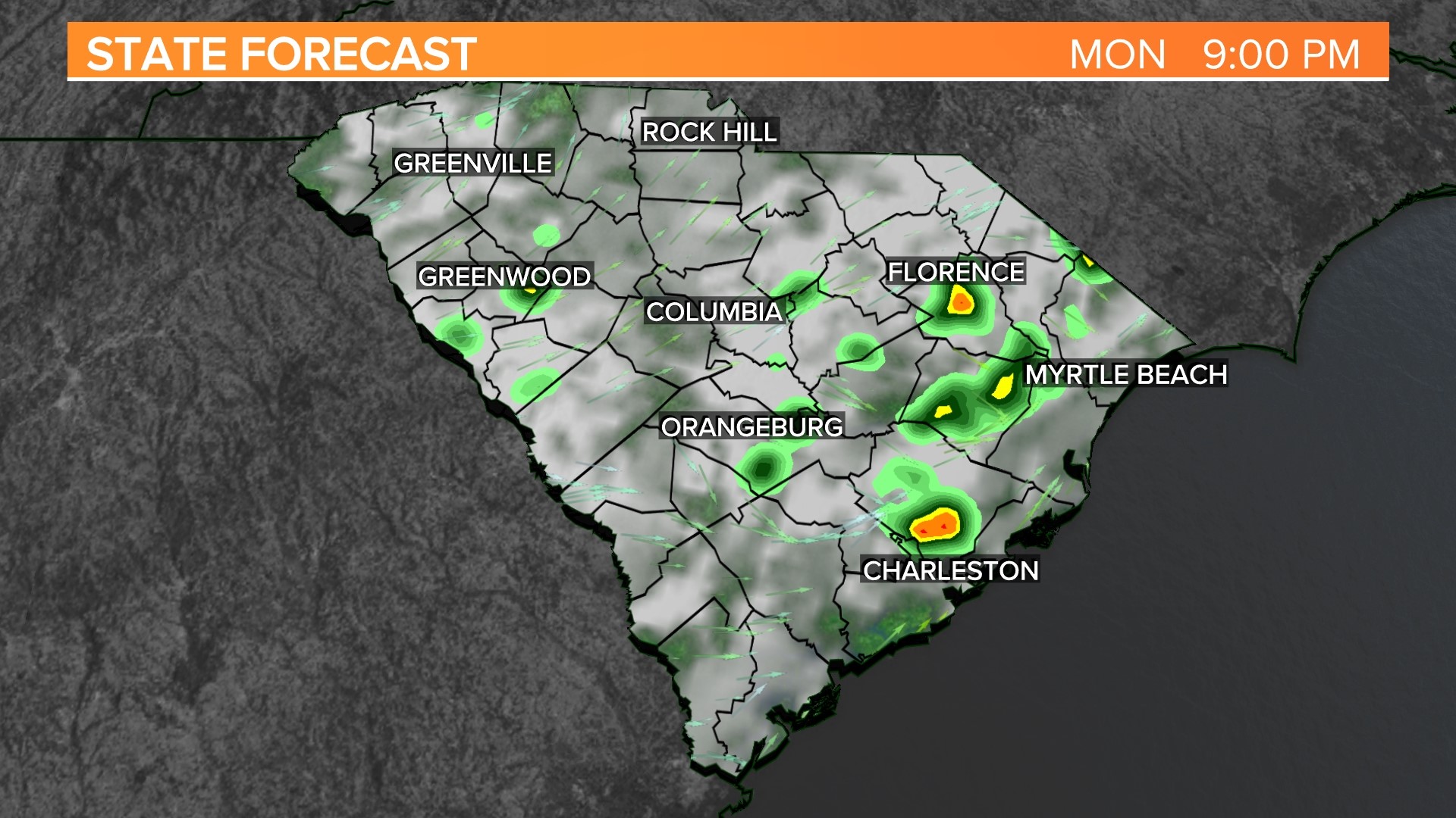 Timeline: strong, severe storms possible this afternoon | wltx.com