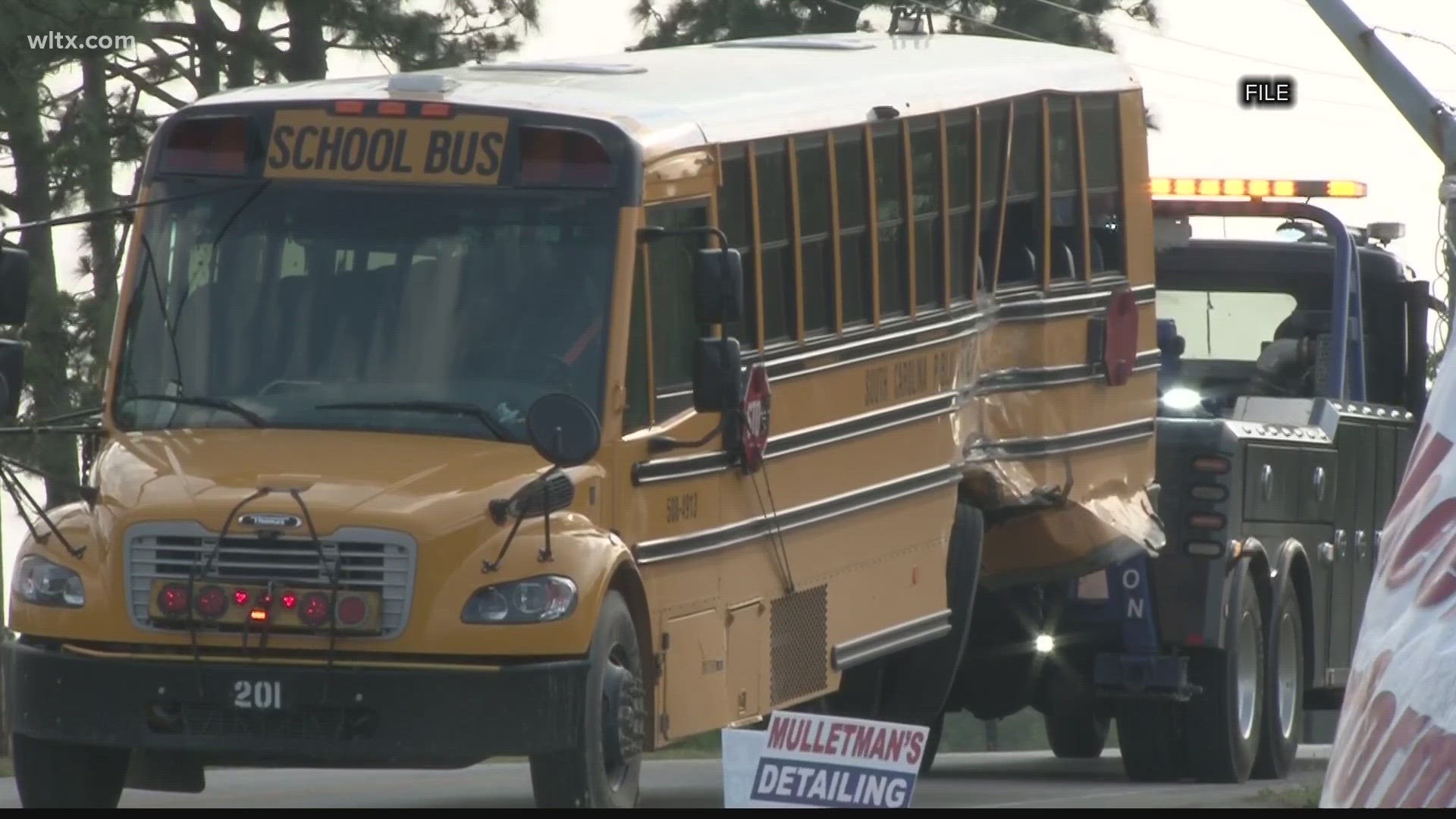 A total of 17 students were taken to the hospital after a bus crash in South Carolina.