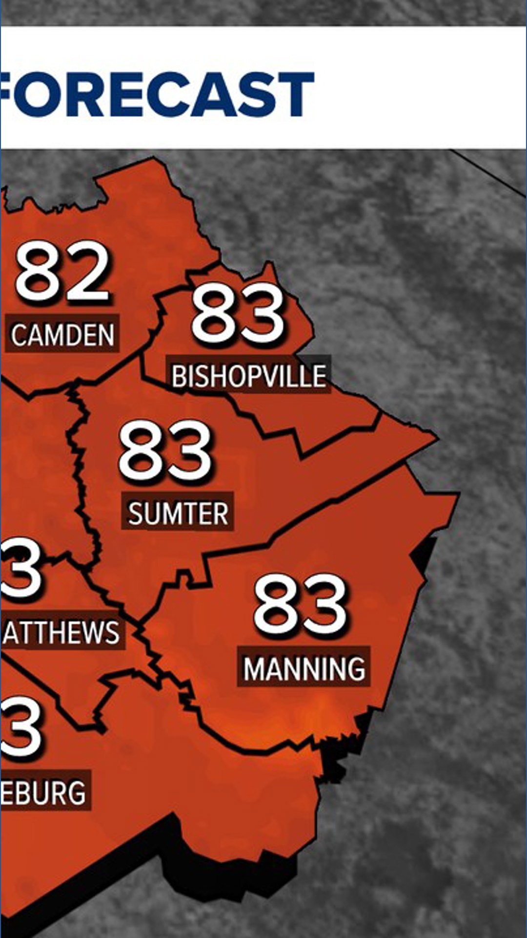 Mainly cloudy with a few isolated showers today | wltx.com