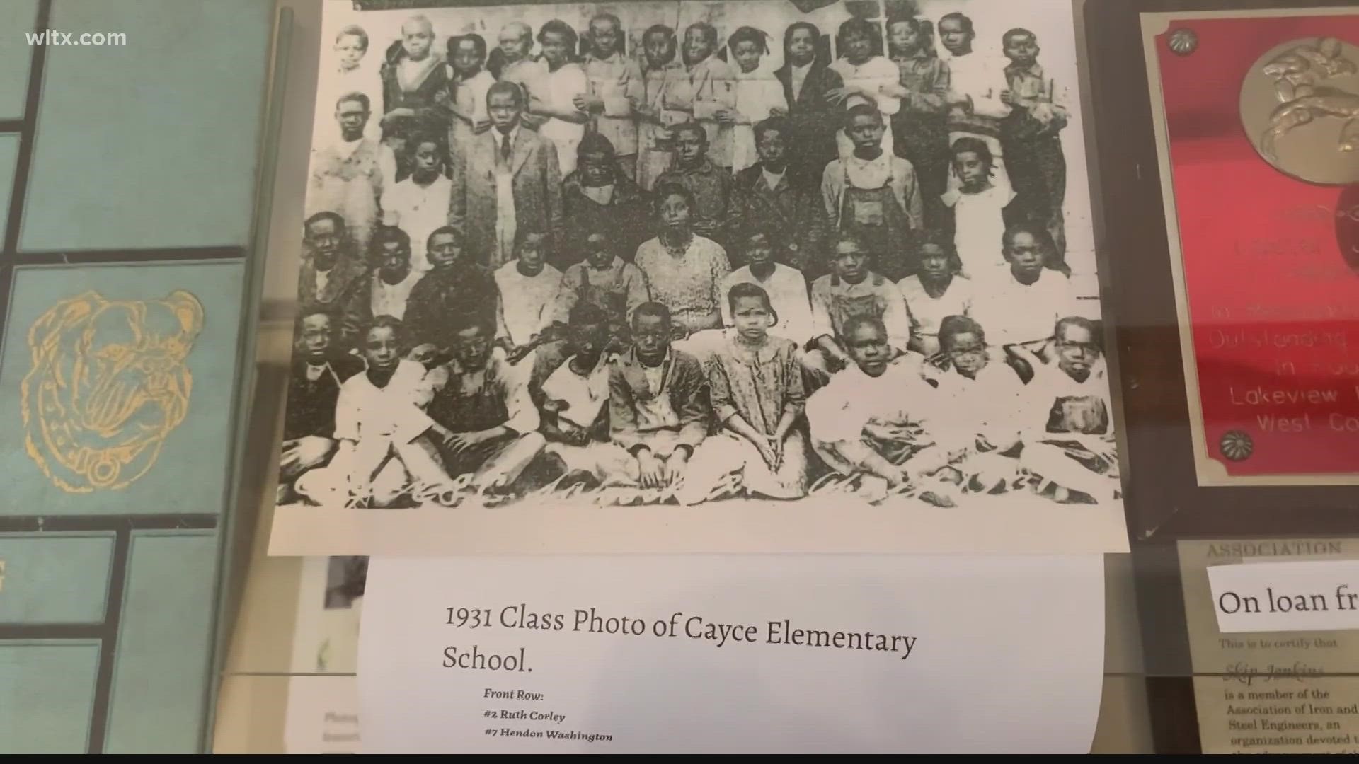 The city of Cayce memorialized the former Cayce Colored school with a historical marker.