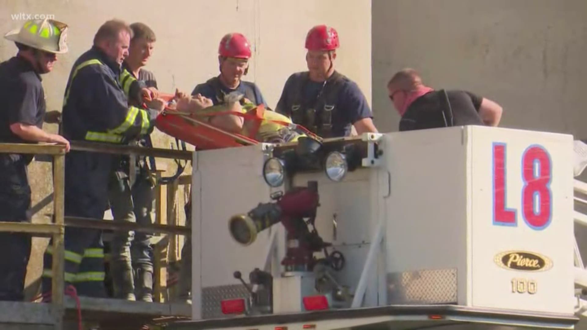 Man trapped in Orangeburg grain silo rescued after eight hours | wltx.com