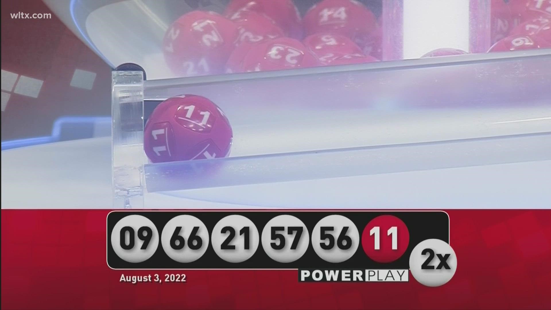 Here are the winning Powerball numbers for August 3, 2022.