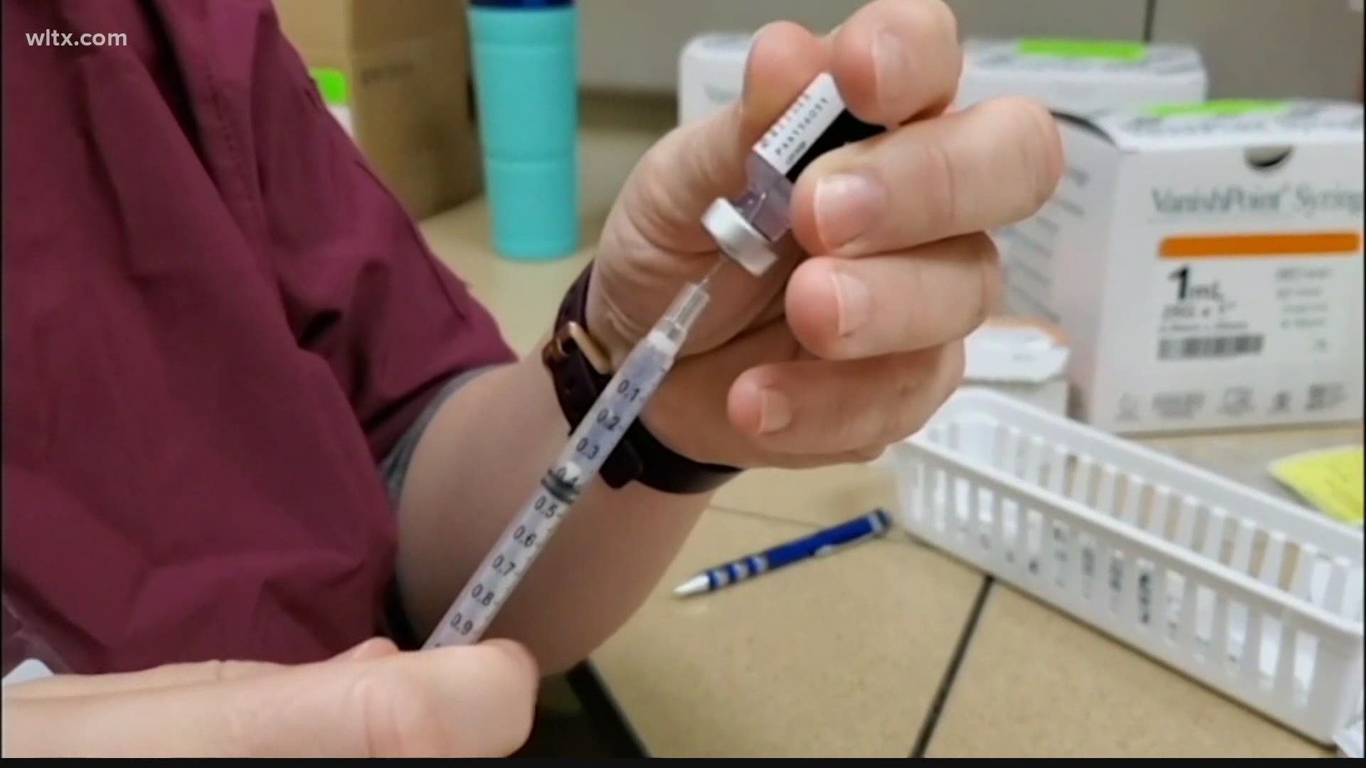 Slightly less than 40% of South Carolinians are fully vaccinated.