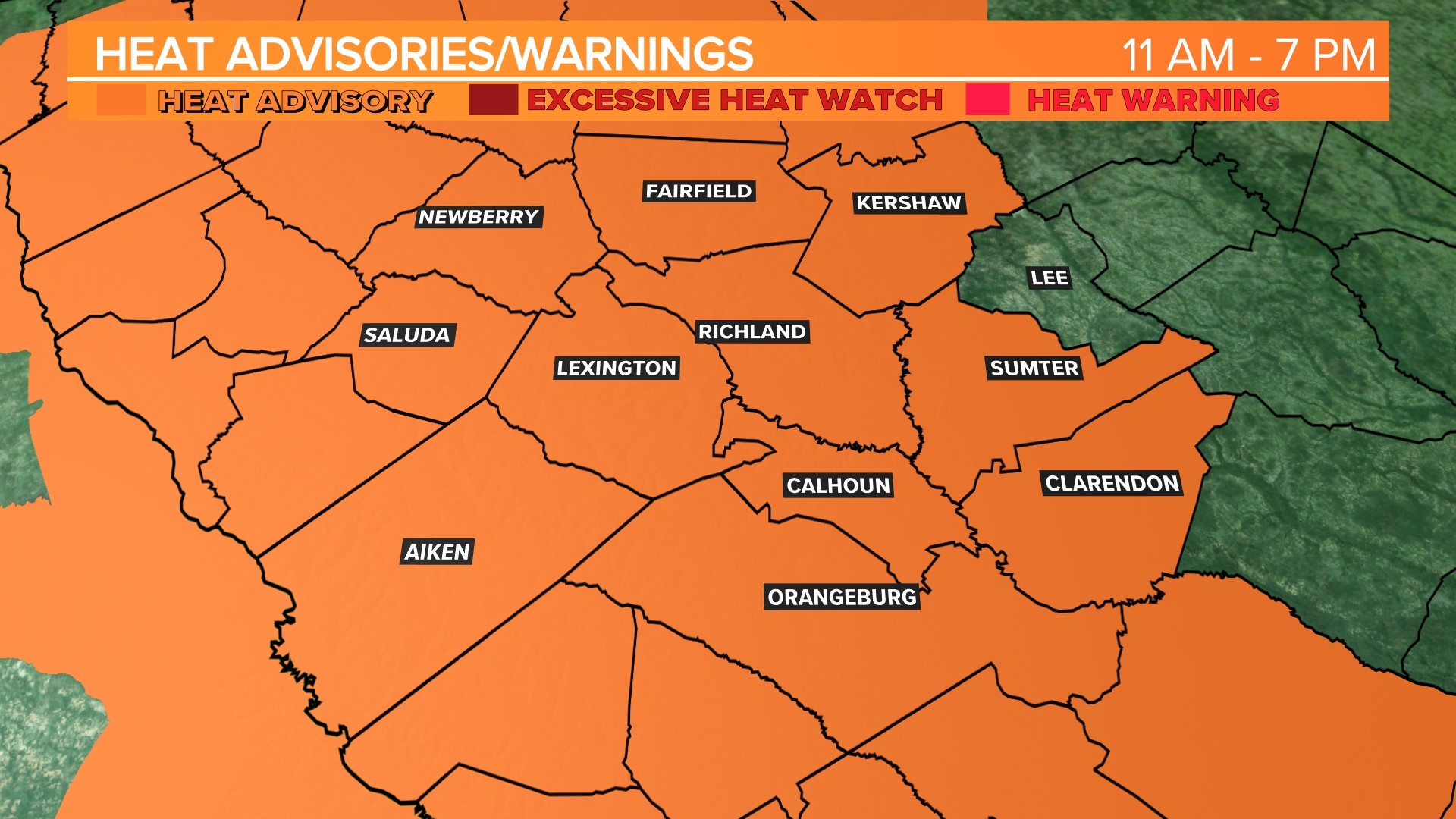 Heat Advisory in Effect Today