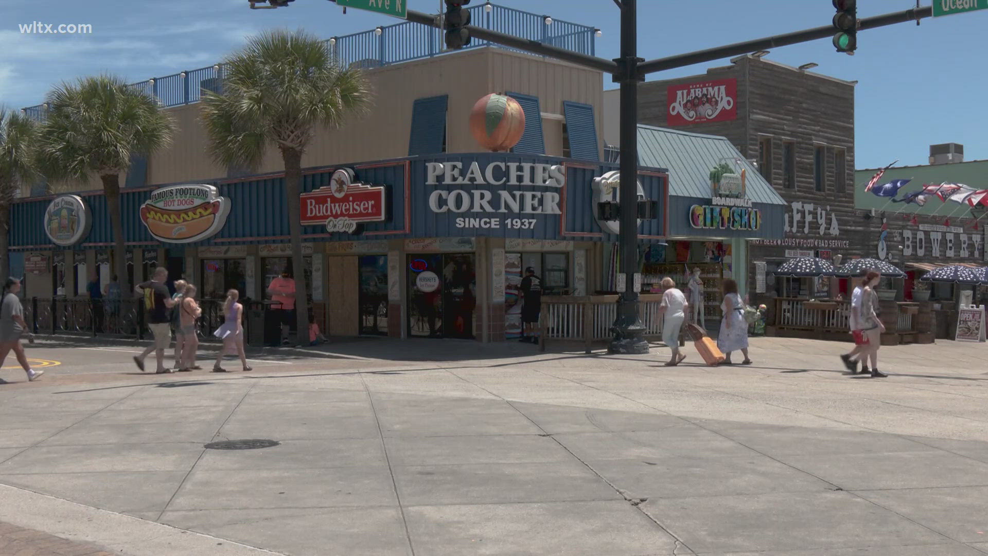Grayson Meyers, 18, was fatlly shot at the Peaches Corner Restaurant on N. Ocean Blvd.  Another person was shot but survived. 