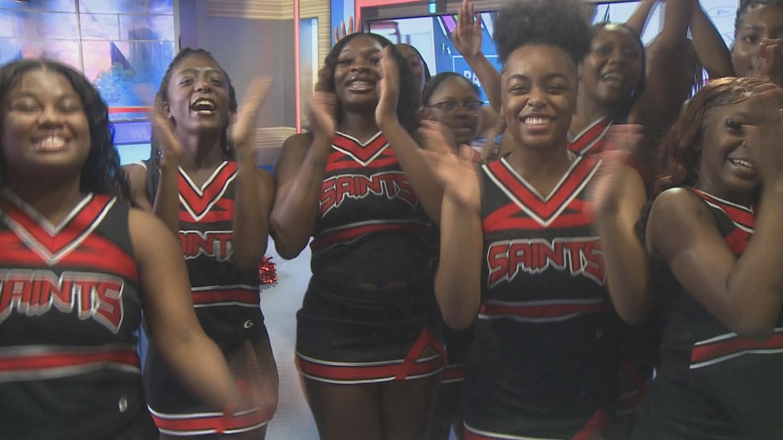 Calhoun county high cheerleaders wltx