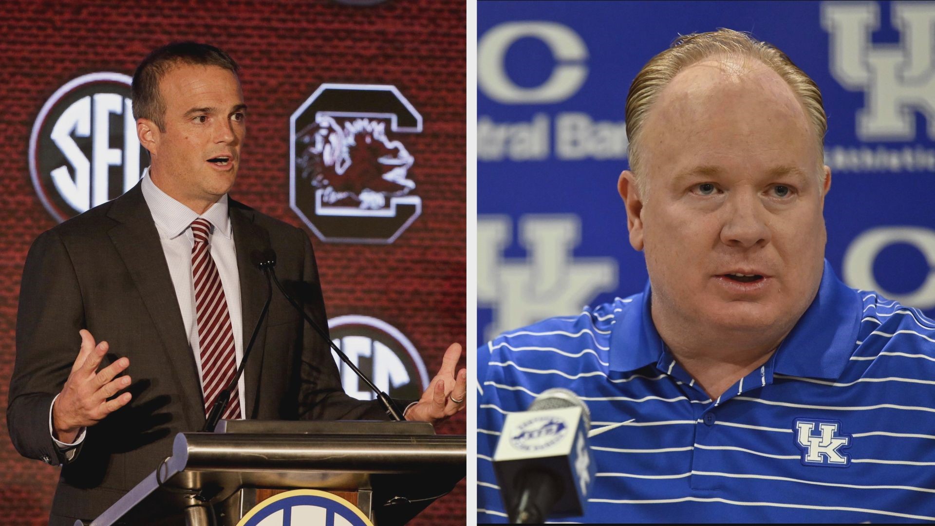 During his first "talking Tuesday" this season, the second year Head Coach cleared the air following comments made by Kentucky Head Coach Mark Stoops.