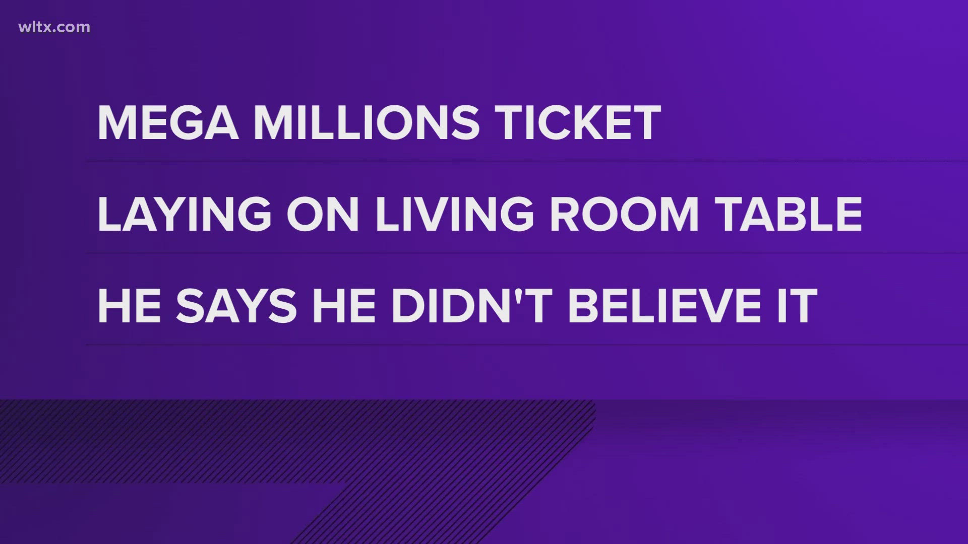 A Columbia man is a millionaire after he found a $1 million Mega Millions lottery ticket in a stack of old lottery tickets.