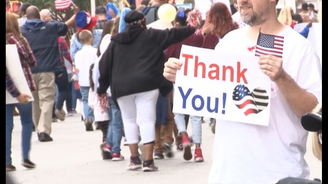 Columbia honors service members in Veterans Day Parade