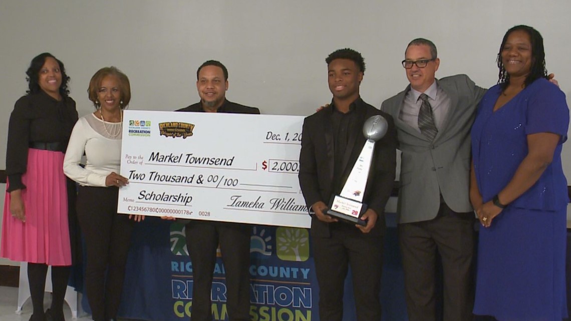 A.C. Flora running back Markel Townsend is named Richland County Player ...