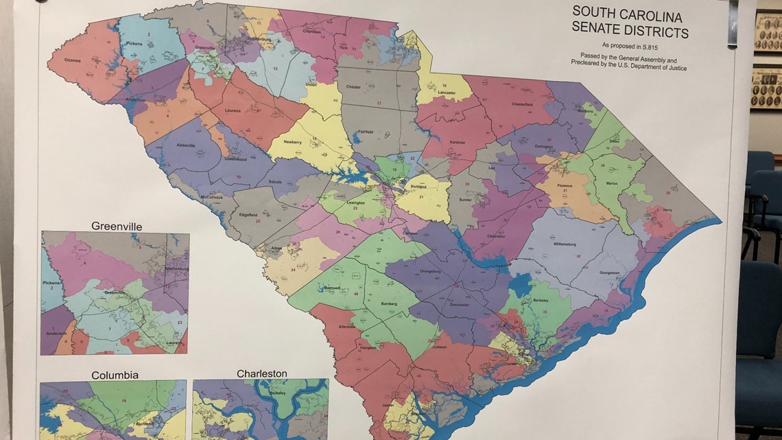 Sc State House District Map Sc House Redistricting Map Hearings Begin | Wltx.com