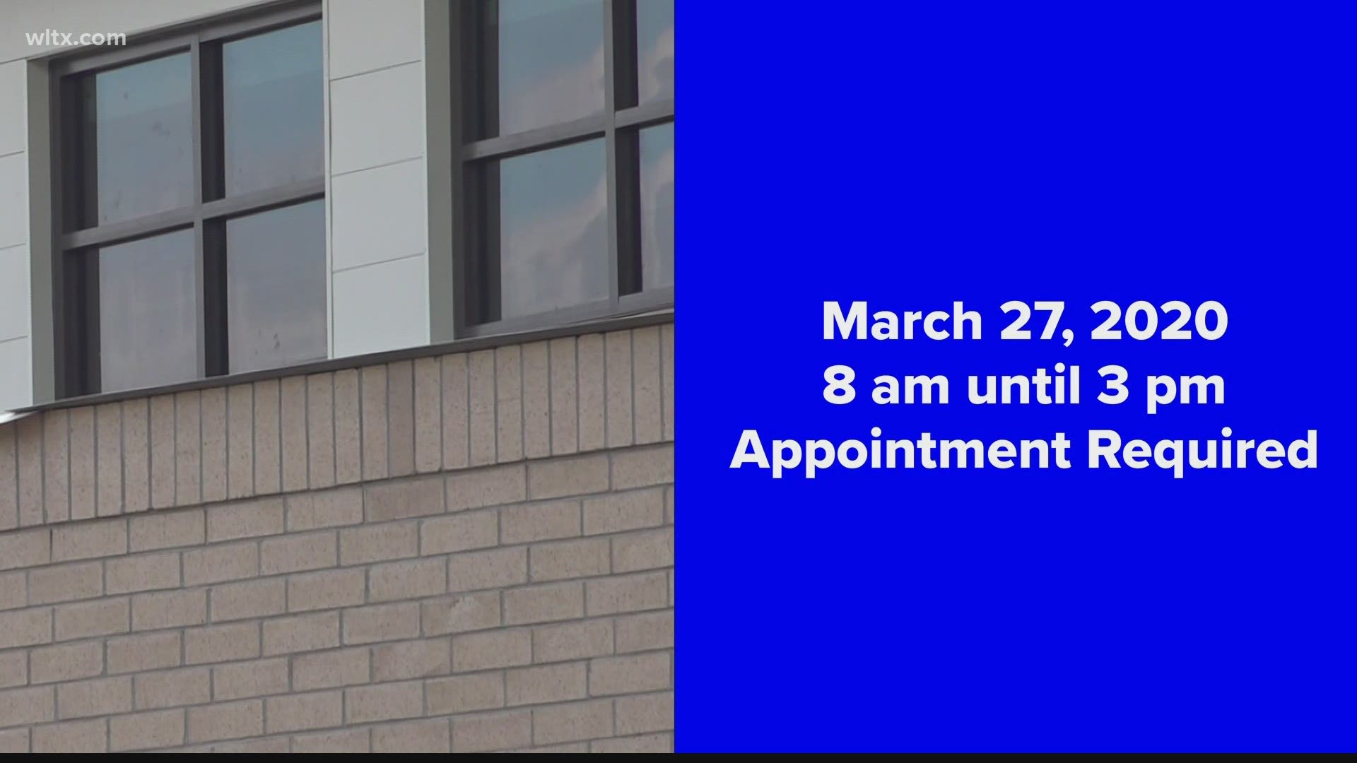 Appointments are required and the site will be open from 8 a.m. to 3 p.m.