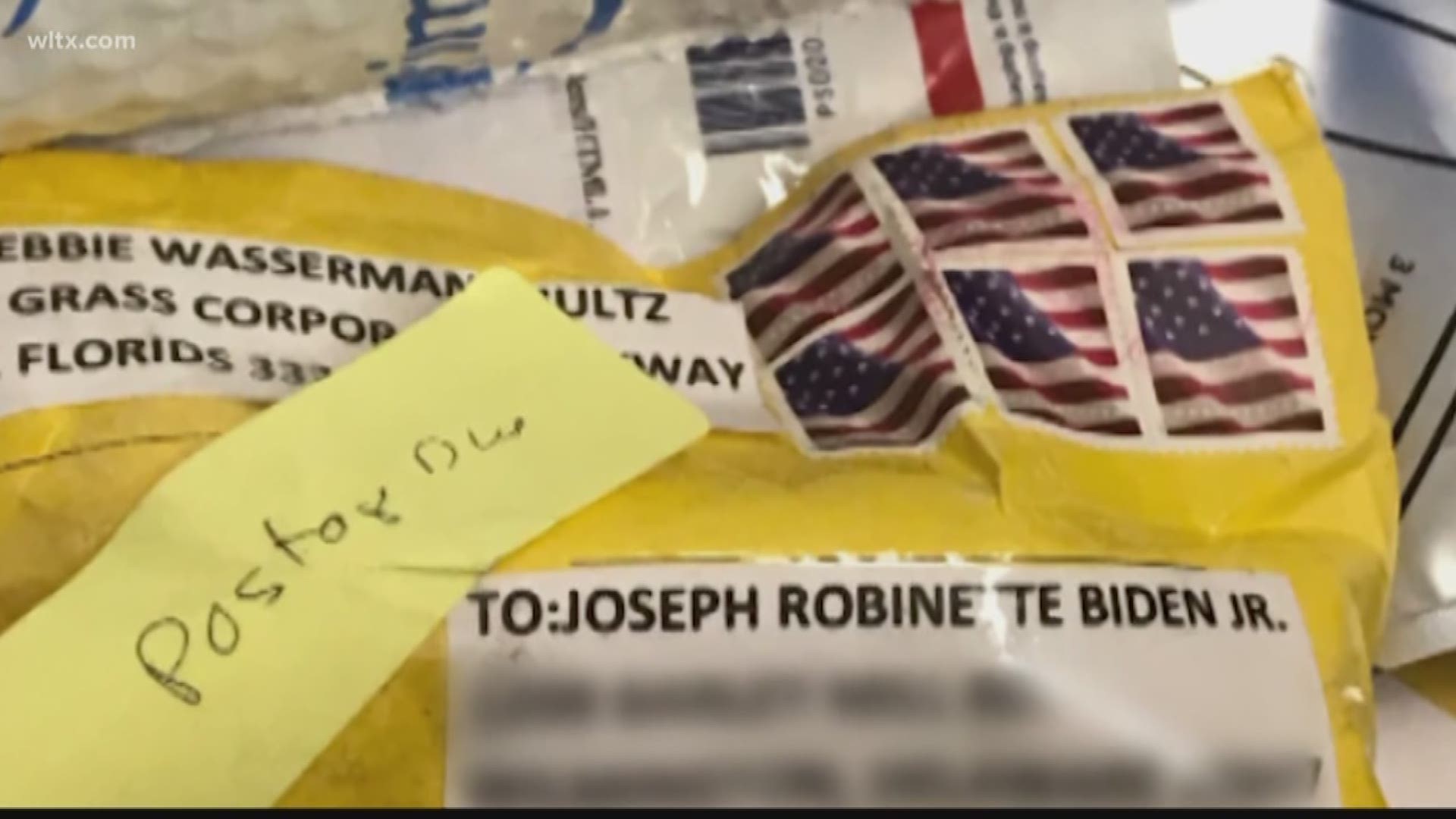 The mail-bomb scare widened Thursday as law enforcement officials seized three more suspicious packages - two addressed to former Vice President Joe Biden and one to actor Robert De Niro - and said they were similar to crude pipe bombs sent to former Pres