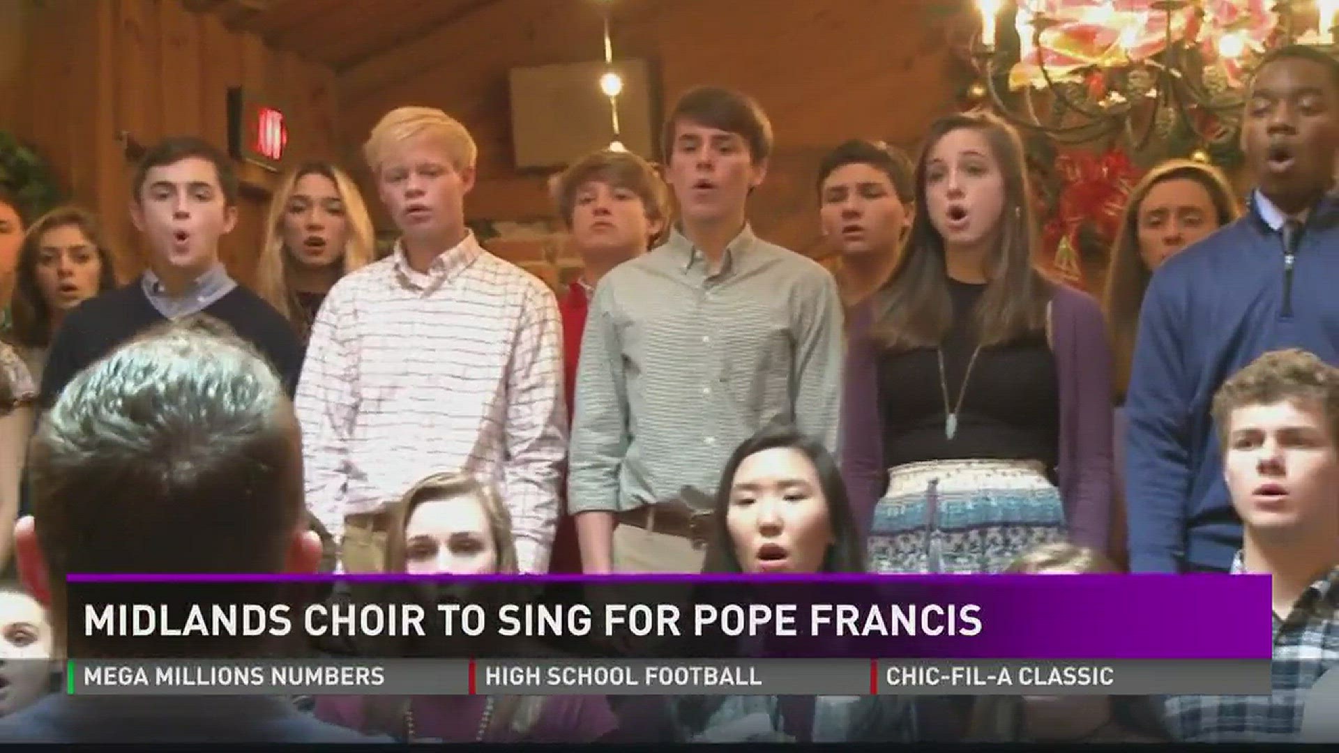 Hammond Choir to sing for Pope Francis