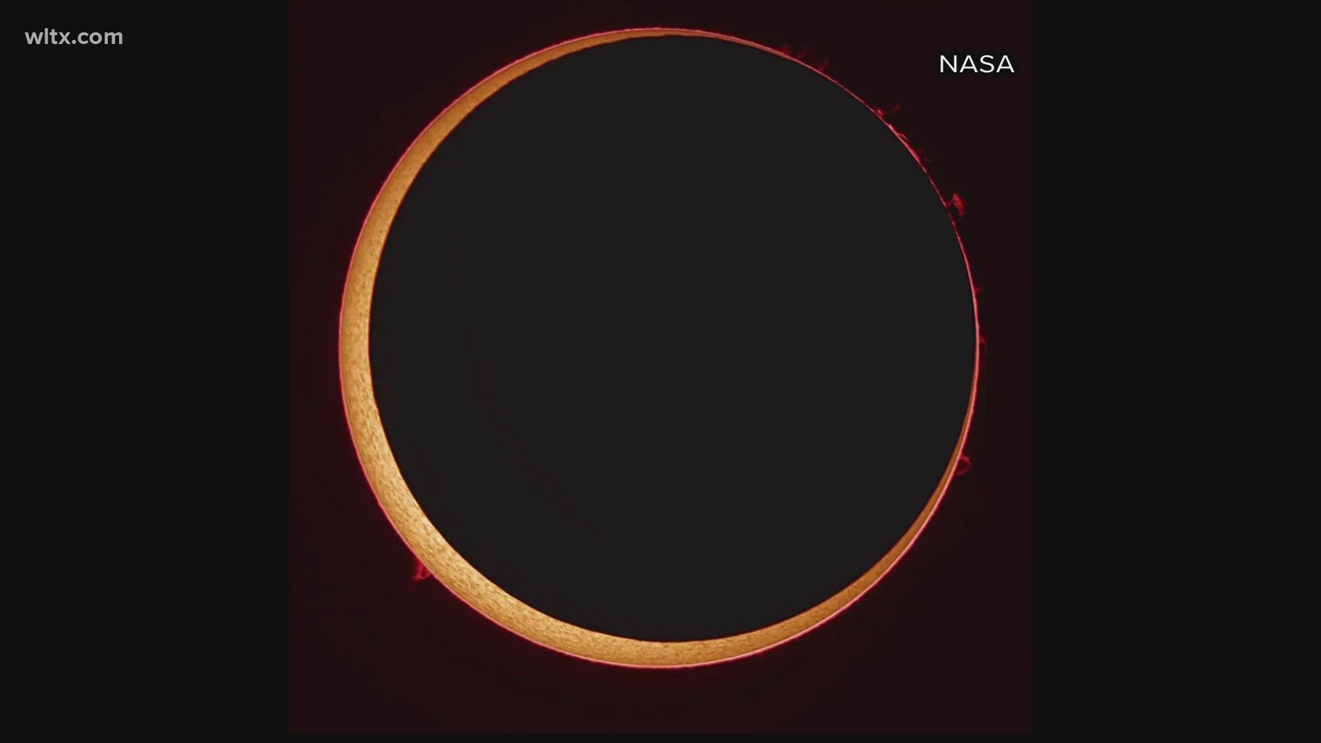 The "Ring of fire" will be visible out in the Western United States. Closer to home, we will see a partial solar eclipse.