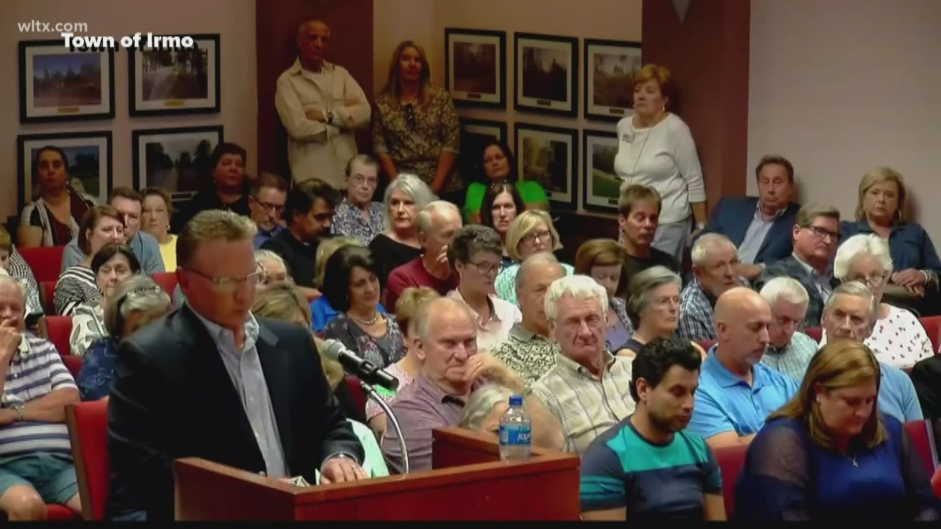 The third and final reading of an ordinance in Irmo for zoning changes and at times things got heated